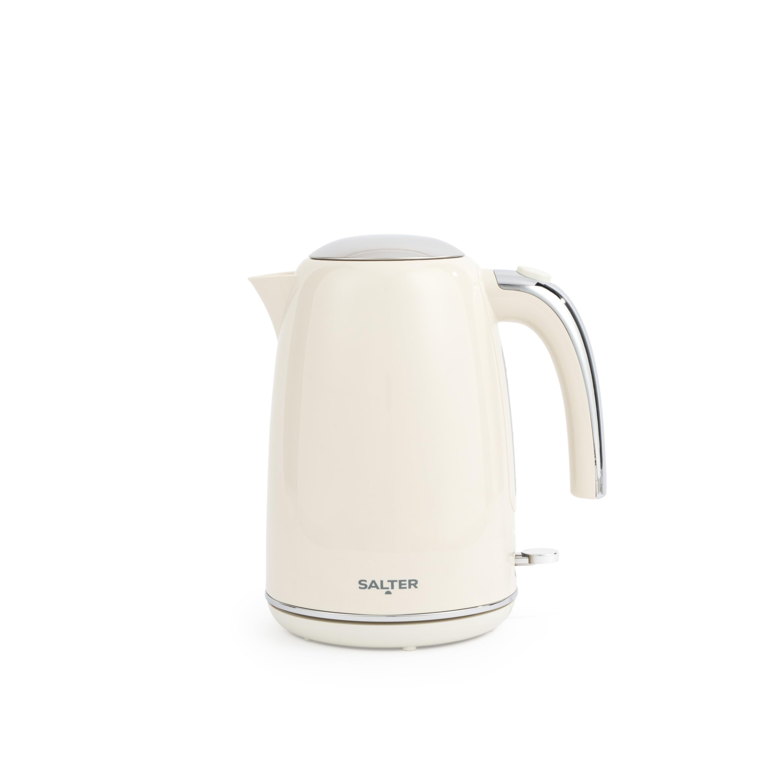 Salter EK6639 - Retro stila elektriskā tējkanna 1,7 l ar automātisko izslēgšanu, krēmkrāsā