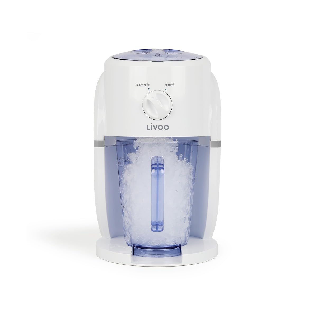 Livoo DOM430 - Slush un drupinātas ledus gatavotājs 1,1 l, 25 W, balts