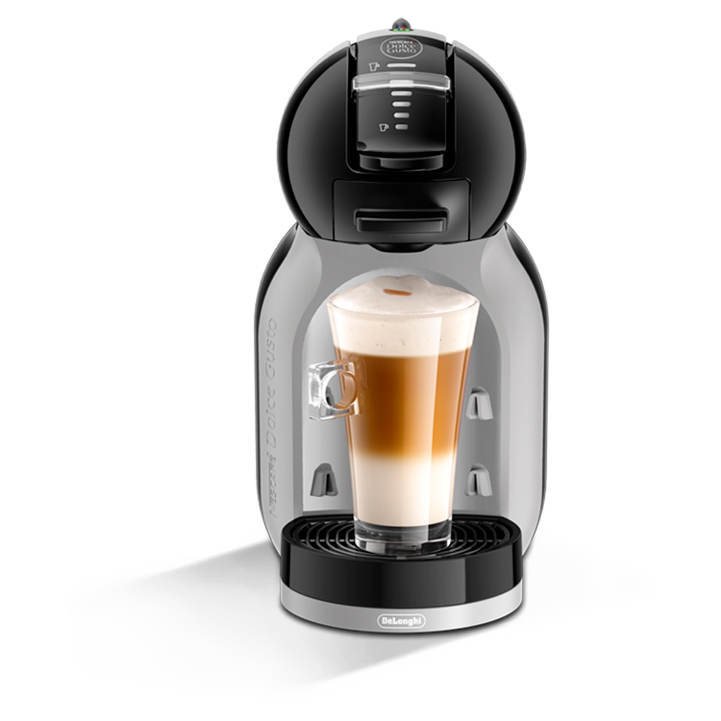DeLonghi Dolce Gusto MiniMe EDG155.BG - Kapsula kafijas automāts, melnā un arktiskā pelēkā krāsā