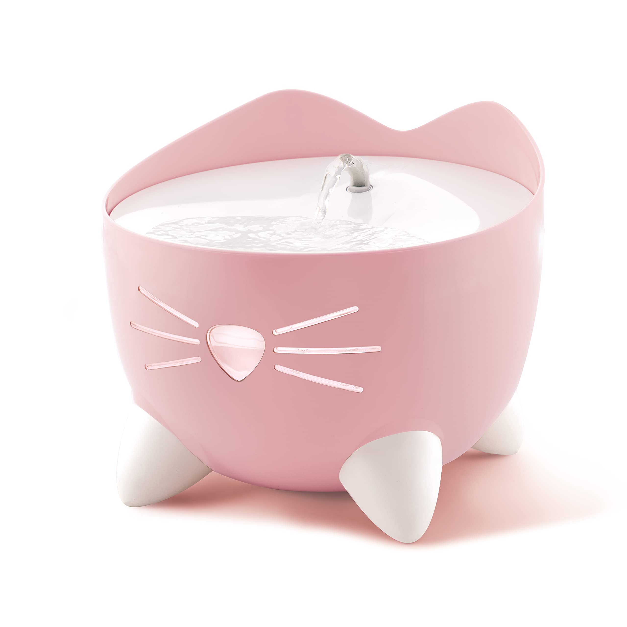 Catit PIXI - ūdens strūklaka kaķiem ar trīskāršu filtru, rozā krāsā, 2 L
