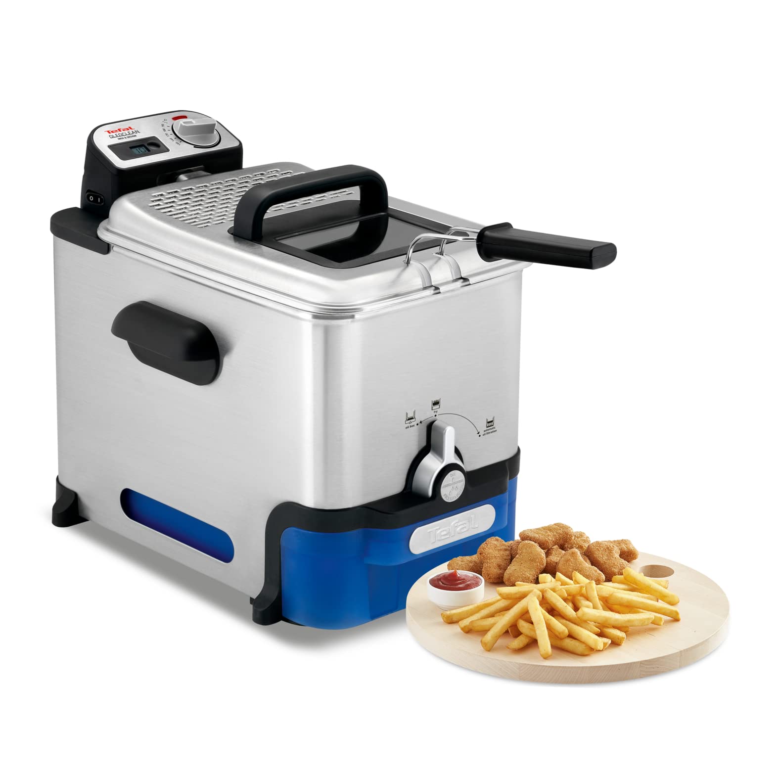 tefal FR 8040 - fritieris ar eļļas filtrēšanu, 3,5 l, 2300 W