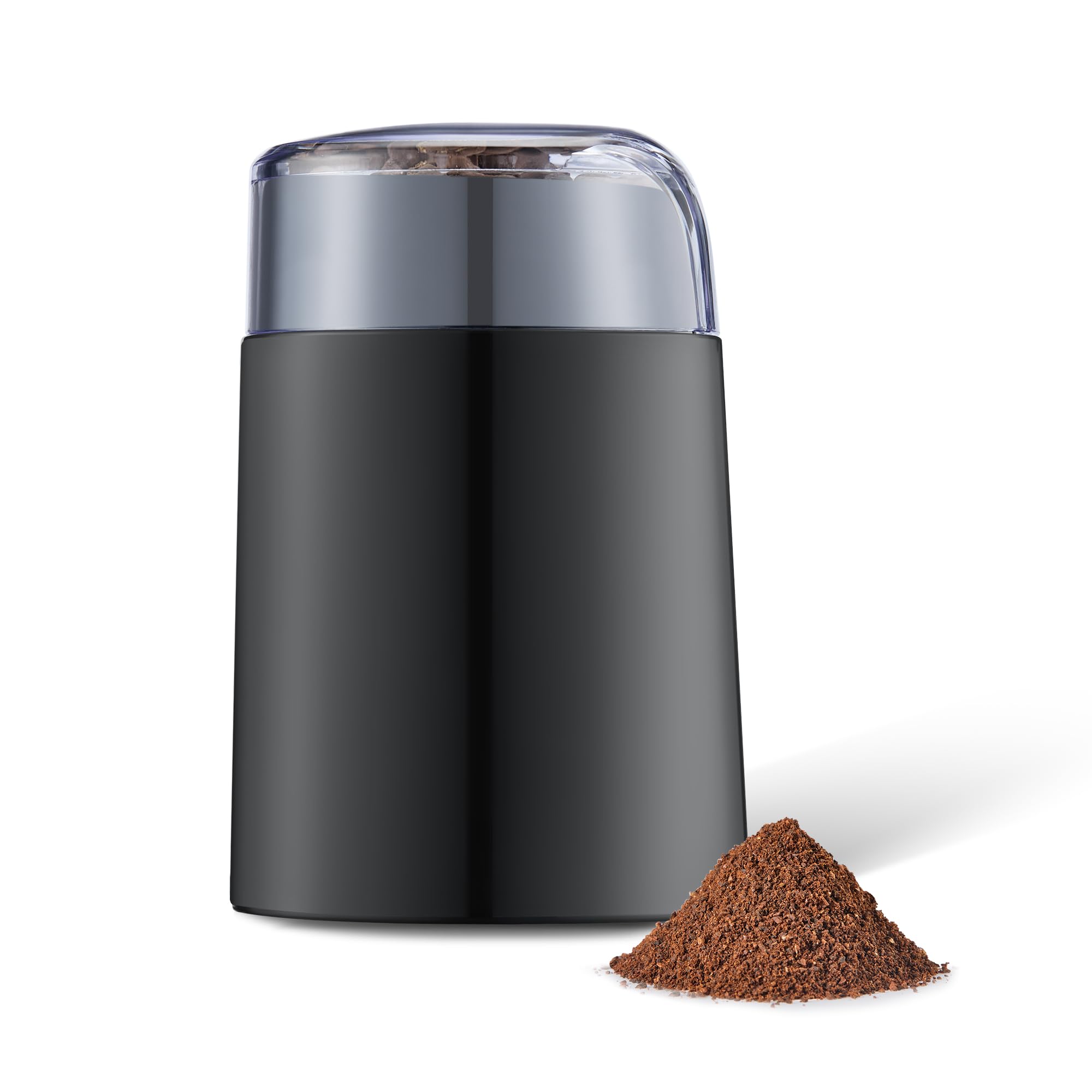 Amazon Basics CG9403-GS - Elektriskā kafijas dzirnaviņas, melna