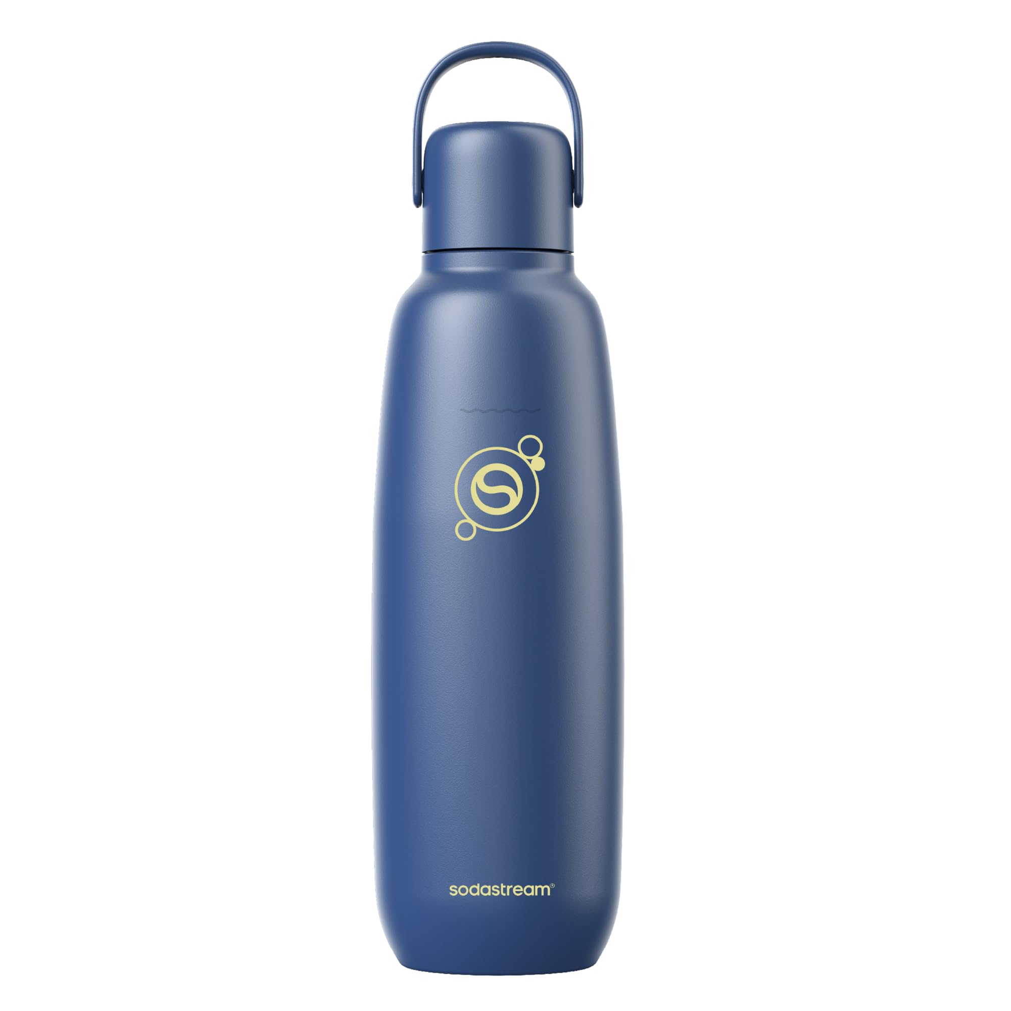SodaStream fizz & go - Nerūsējošā tērauda pudele 0,9 L termos, vēsuma zils
