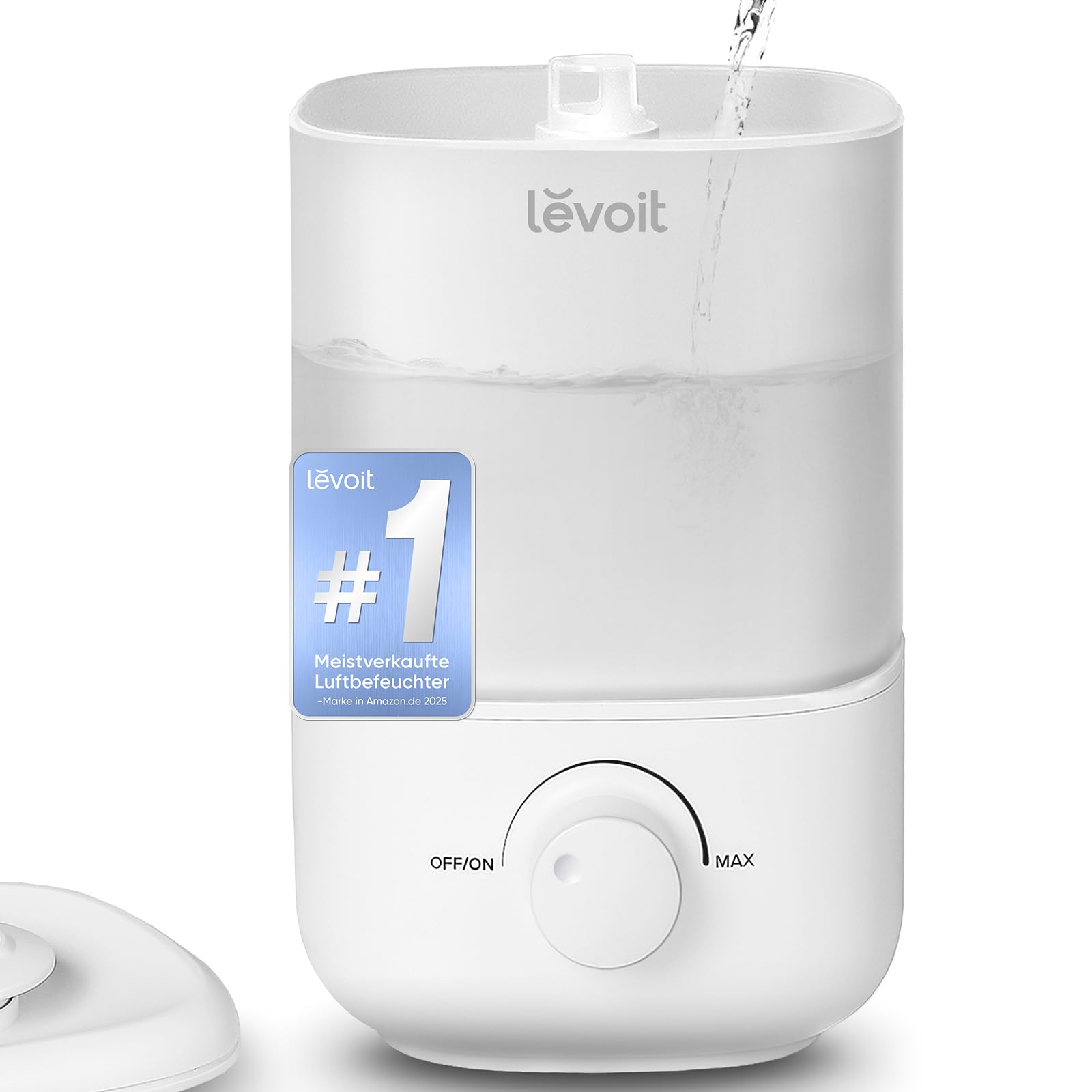 Levoit Classic 160 - gaisa mitrinātājs guļamistabai ar 360° sprauslu, 2,5 l