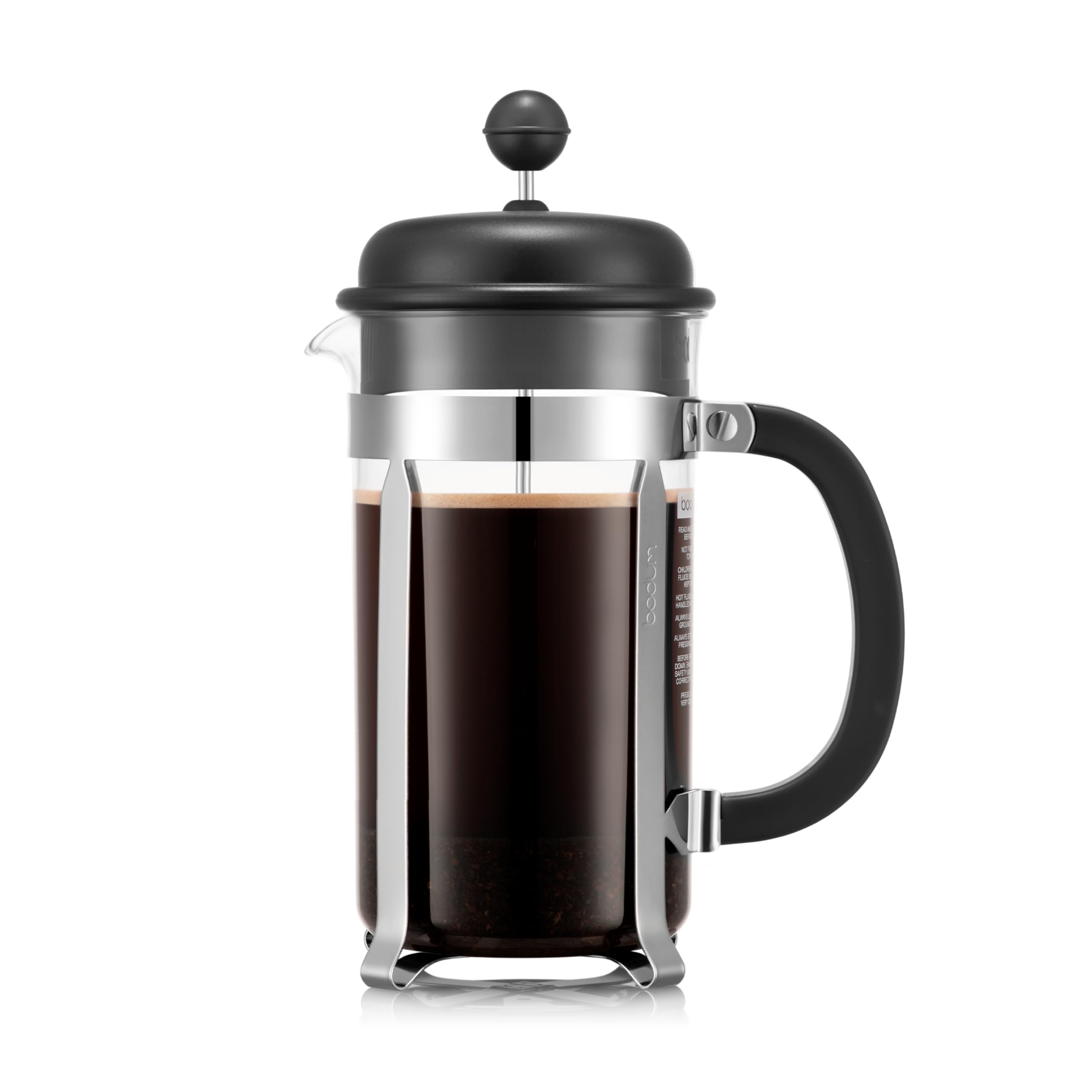 Bodum Caffettiera French Press 1918-01 - Kafijas kanna 1 l, 8 tases, melna