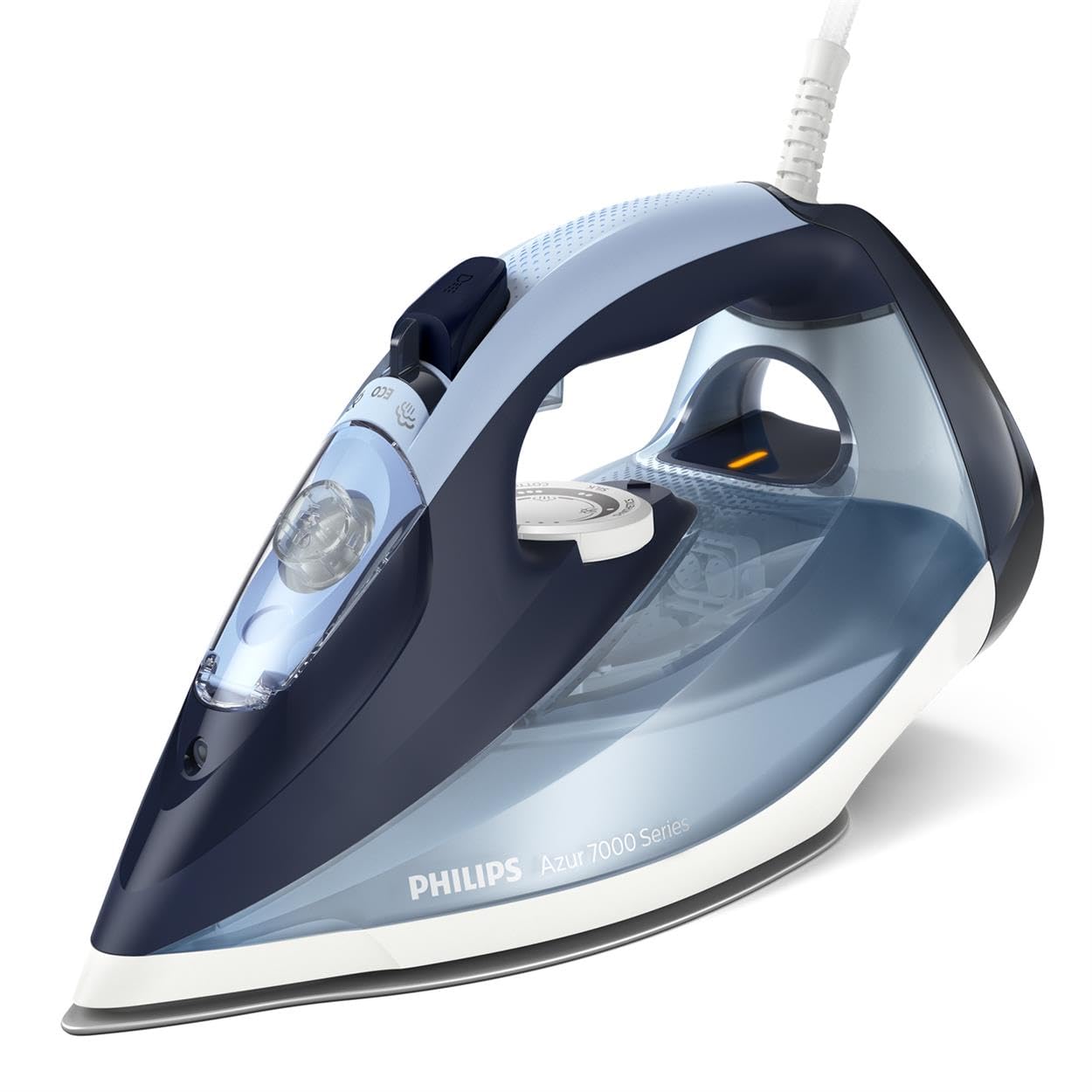 Philips Series 7000 DST702020 - Tvaika gludeklis ar SteamGlide Plus zoli, 2800 W, gaiši zils