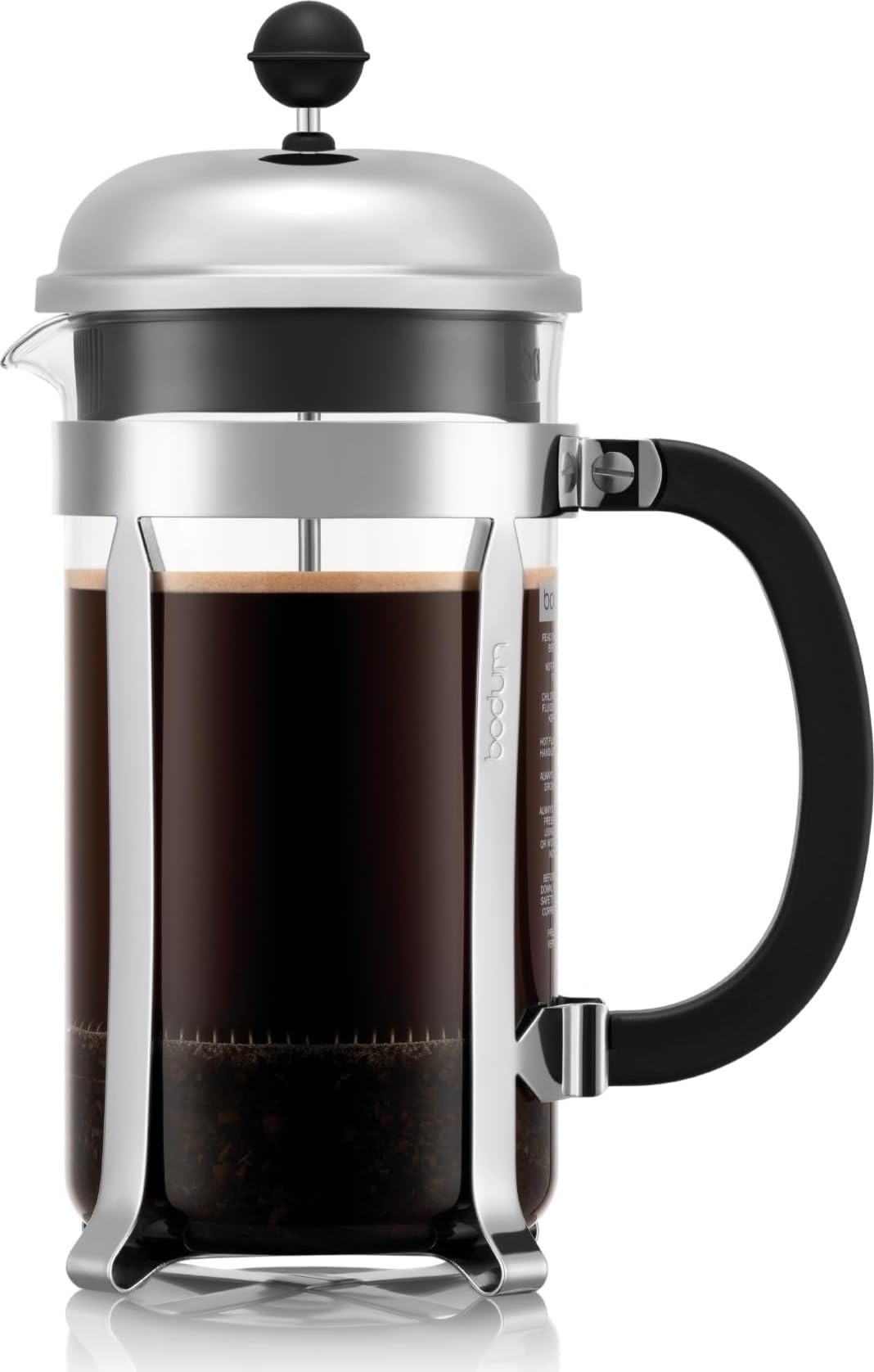 Bodum Chambord french press 1928-16 - Kafijas kanna 1 l, 8 tasēm, nerūsējošais tērauds