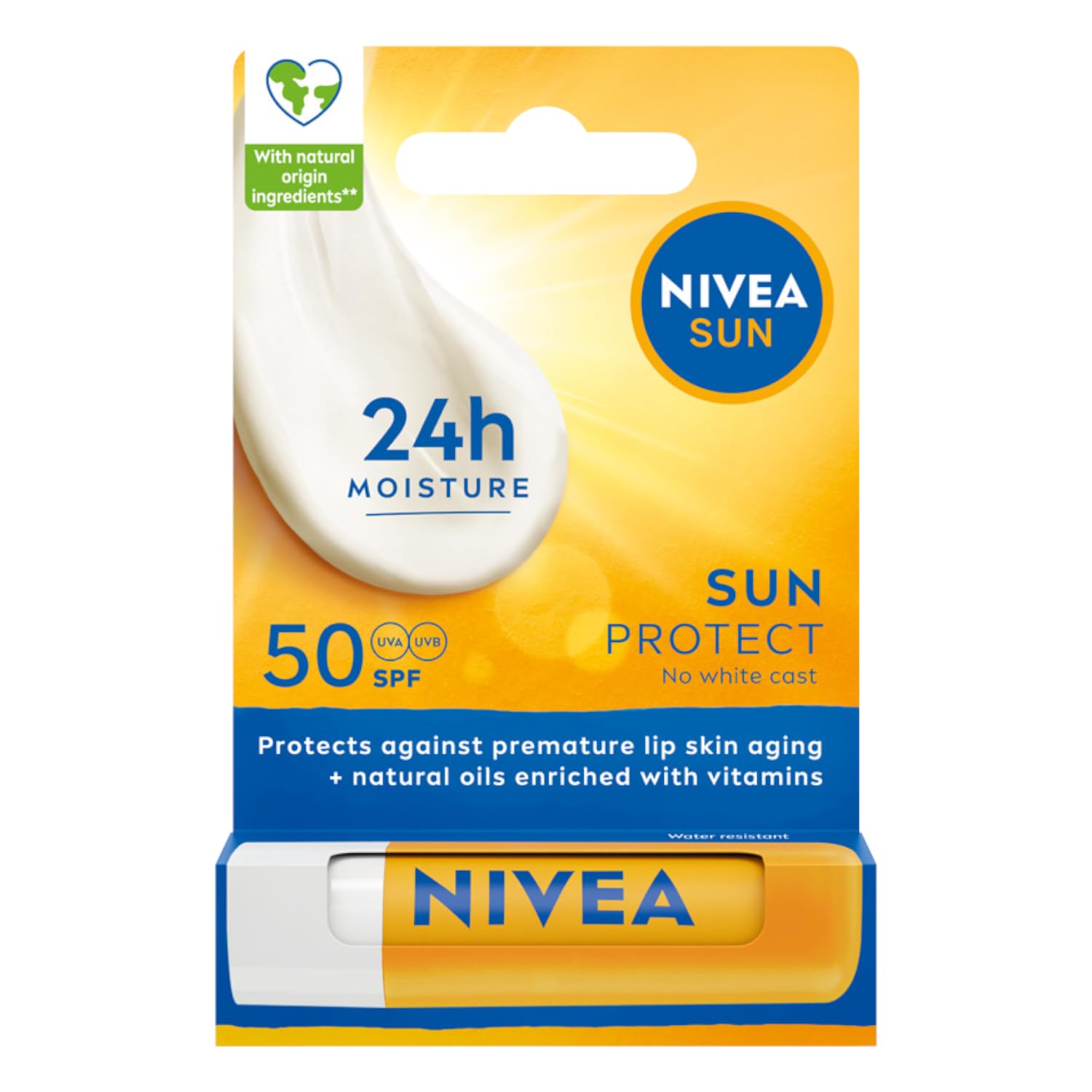 Nivea Sun - lūpu balzams ar SPF 50,  4,8 g
