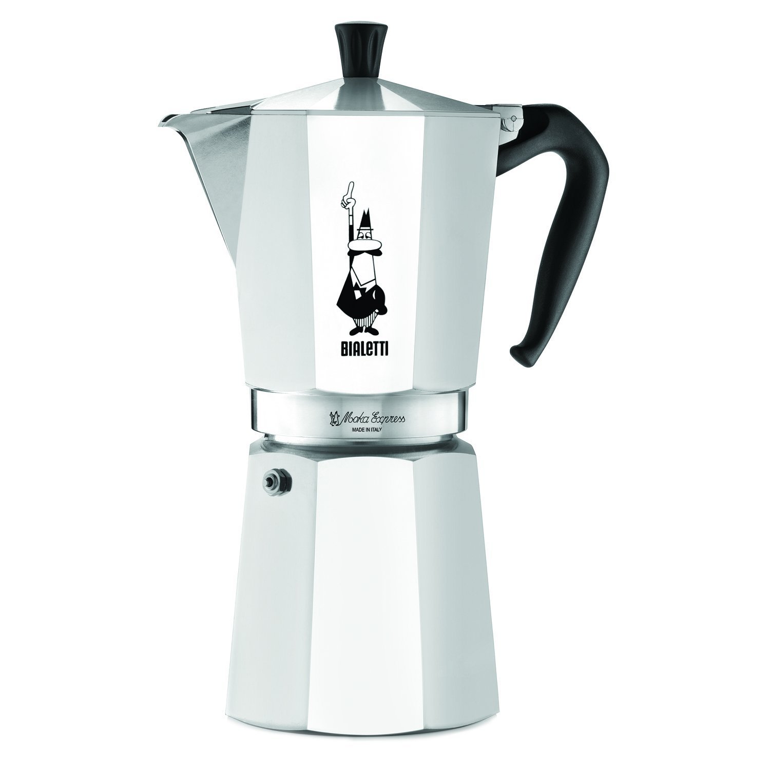 Bialetti Moka 1166 - Itāļu espresso kafijas kanna, 12 tasēm