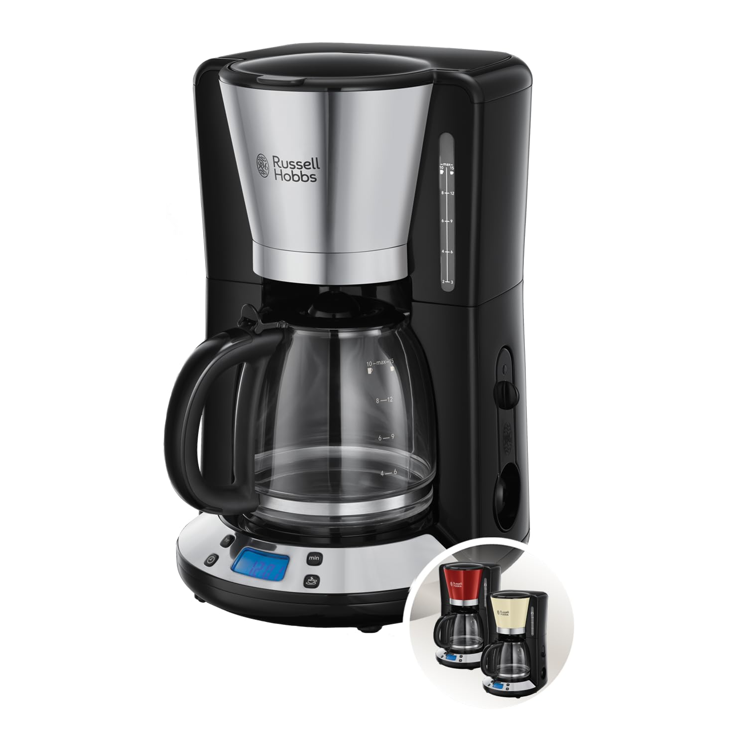 Russell Hobbs Victory 24030-56 - Piliena kafijas automāts 1,25 l, 10 tasēm, pulēts nerūsējošais tērauds
