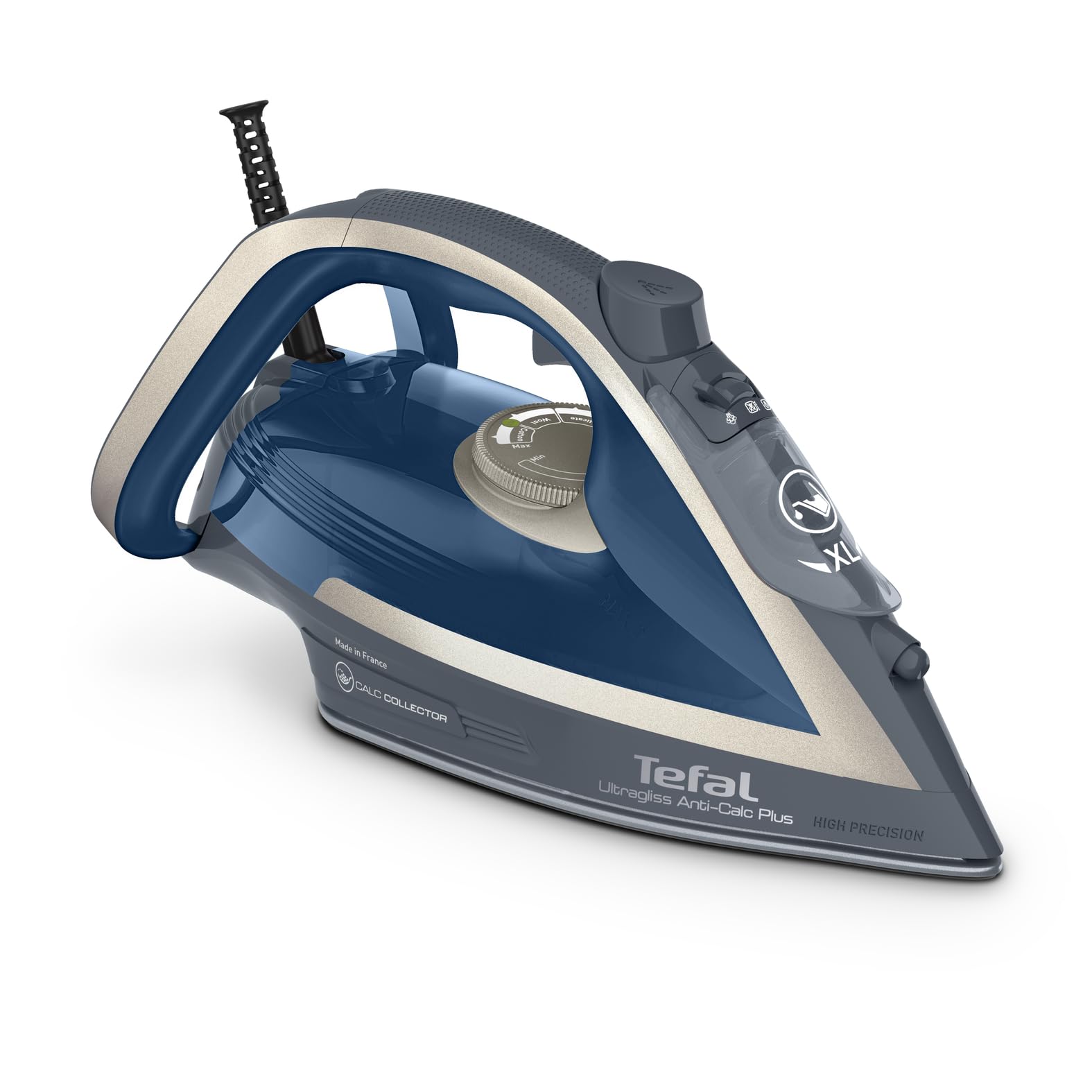 Tefal Ultragliss Anti-Kalk Plus FV6842 - Tvaika gludeklis ar noņemamu kaļķa kolektoru, 2800 W