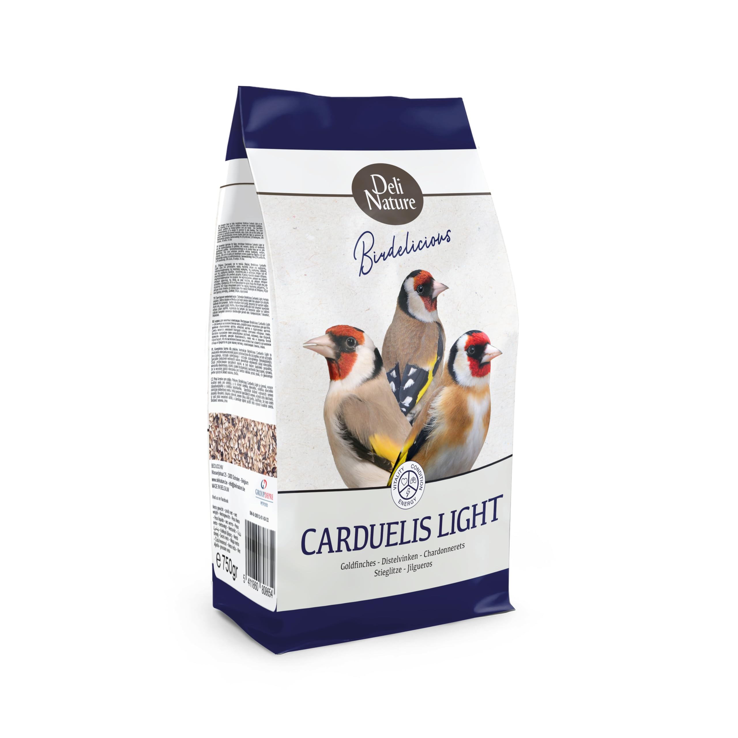 Birdelicious light zeisig - Putnu barība, 750g