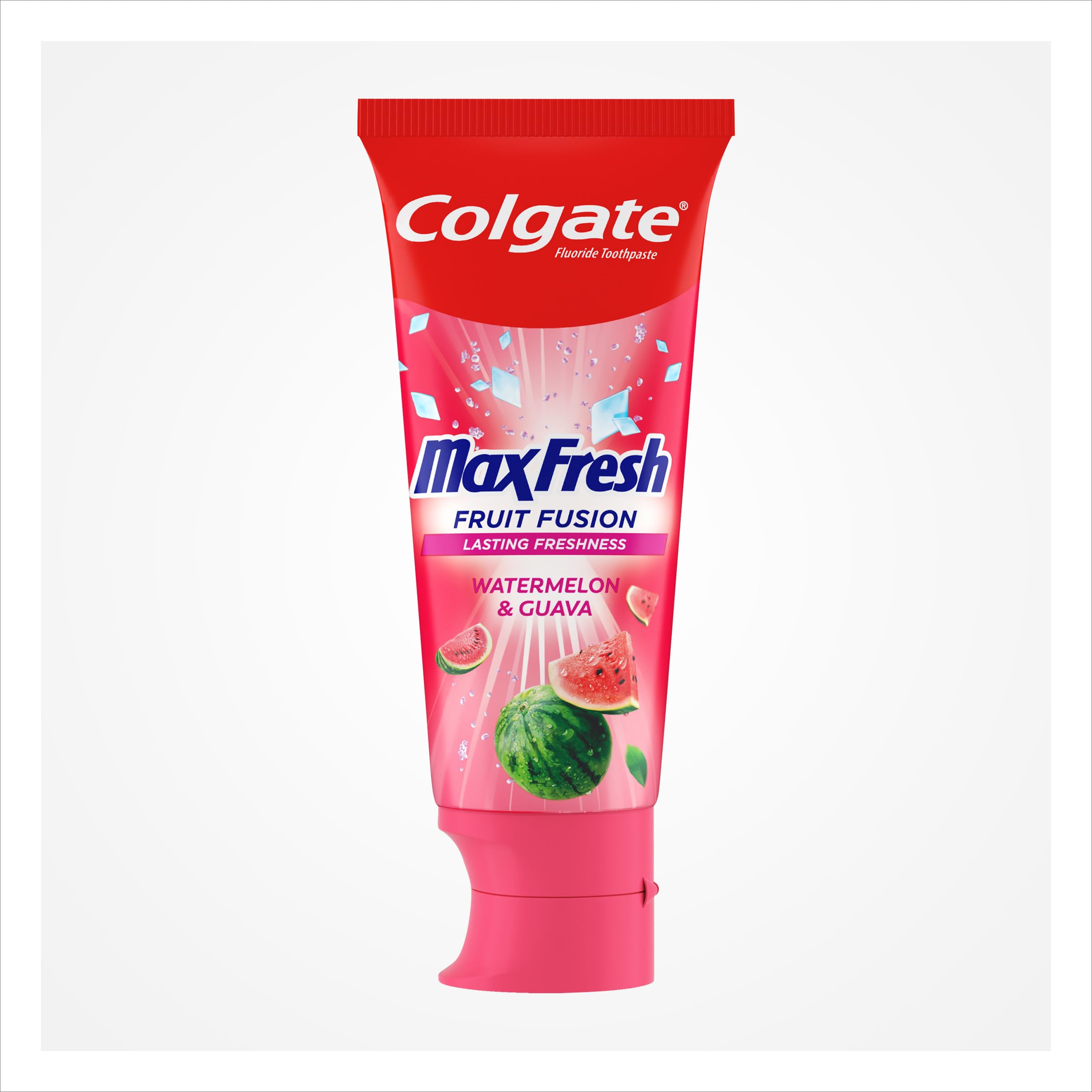 Colgate Max Fresh Fruit Fusion - augļu zobupasta, arbūza un gvavas garša, 75 ml