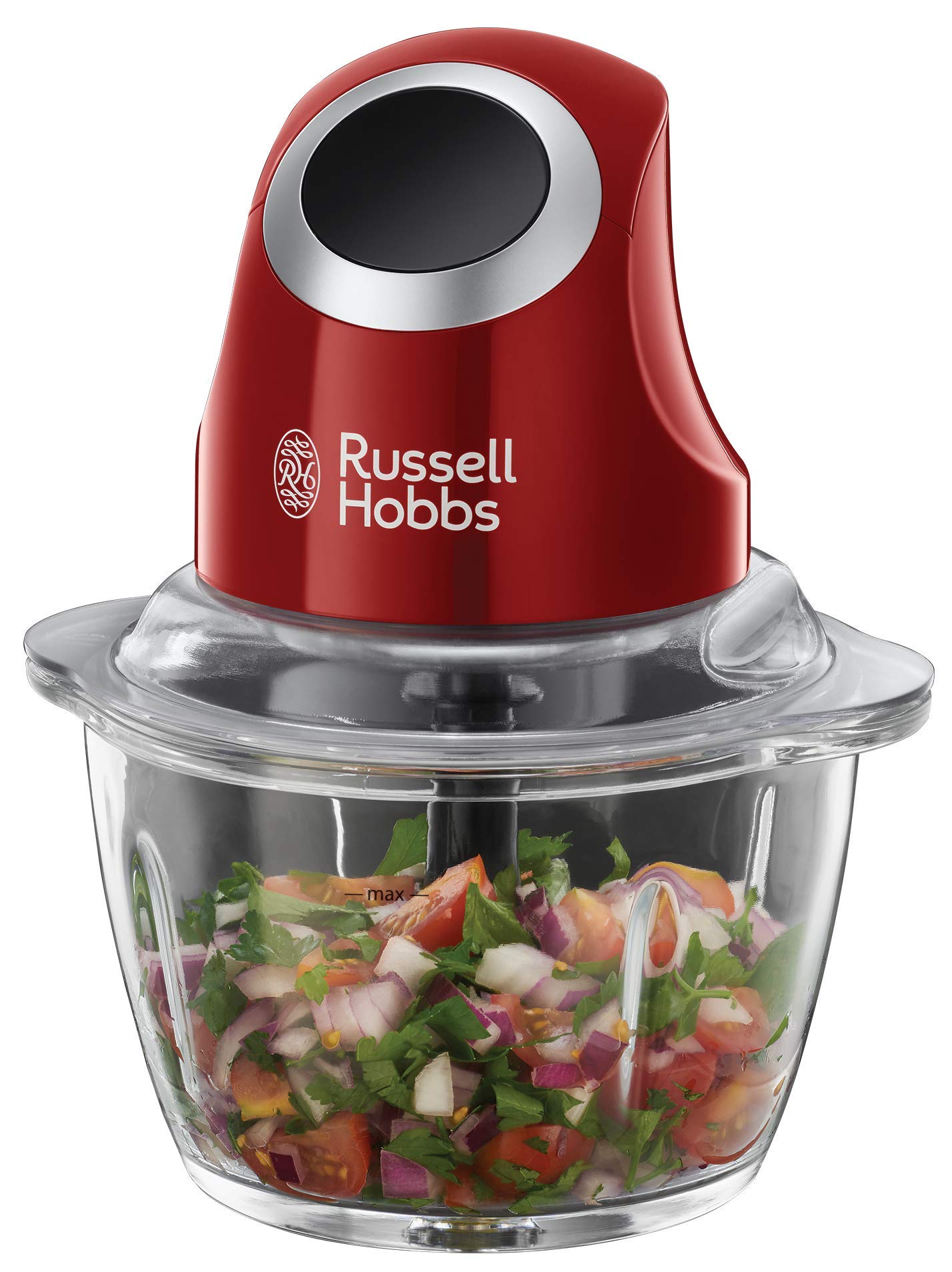 Russell Hobbs Desire 24660-56 - Mini sasmalcinātājs ar stikla trauku 500 ml, 200 W