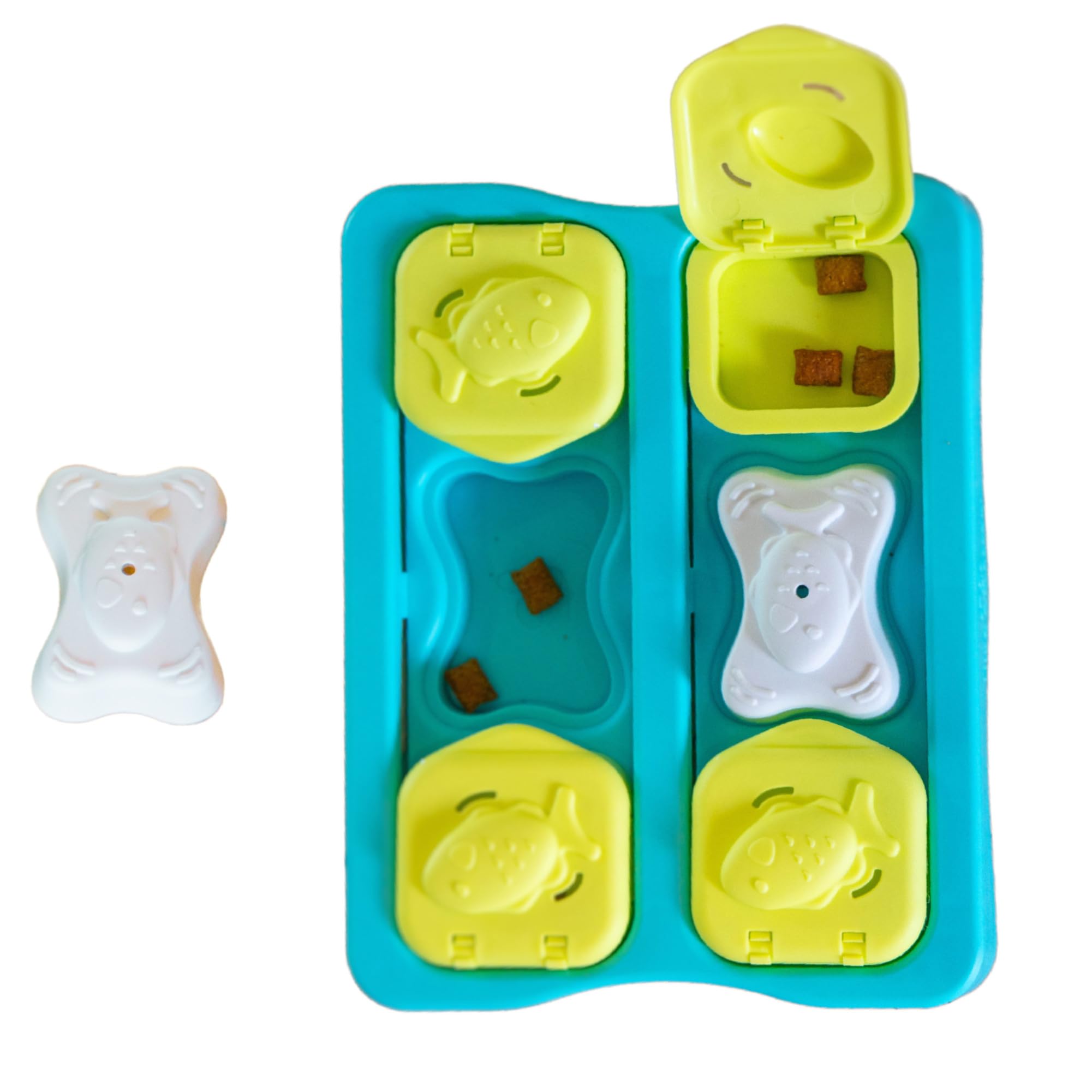 Catstages Kitty Cube - interaktīvā kaķu mīkla ar gardumu paslēptuvēm