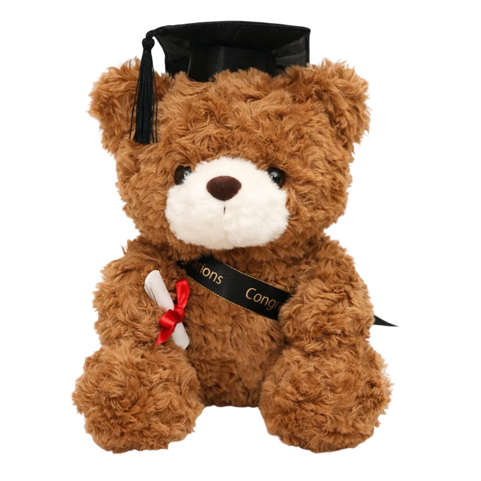 GSOIDJY - Plīša lācis ar doktora cepuri absolventiem, 23 cm