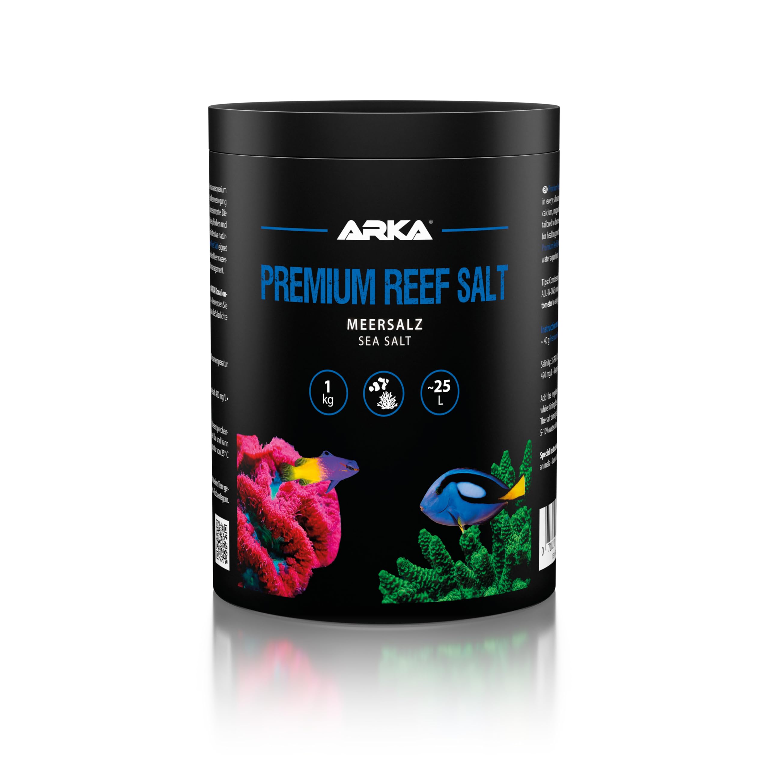 Arka premium - rifa sāls jūras akvārijam granulās, 1 kg