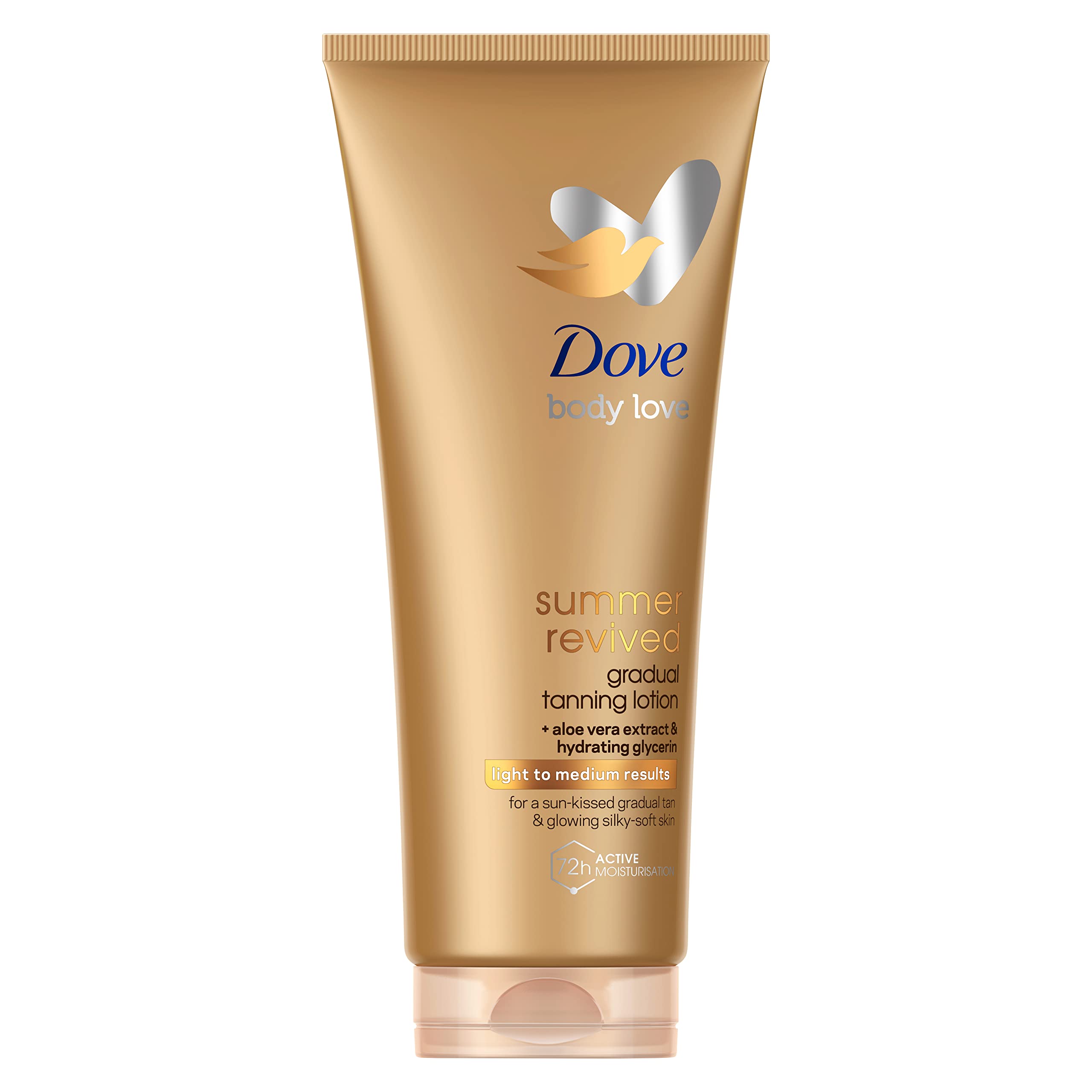 Dove Summer Revived 1079781 - Pašiedeguma ķermeņa losjons gaišai līdz vidējai ādas krāsai, 200 ml