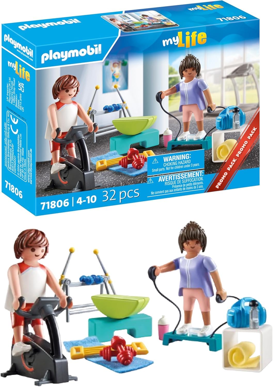 Playmobil 71806 - fitnesa treniņš, rotaļlieta bērniem, no 4 gadiem