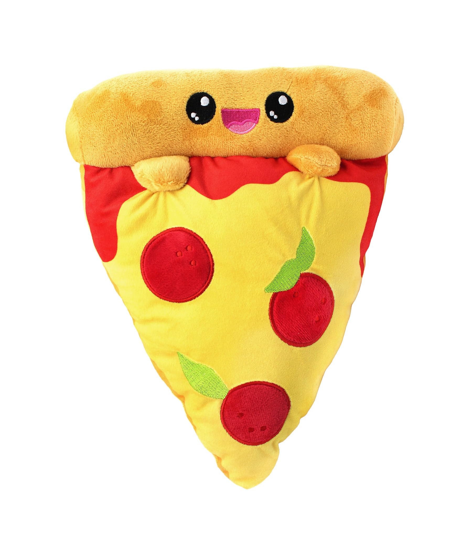 Joytoy Yummies - Picas formas plīša rotaļlieta ar izšūtām detaļām, 31 cm