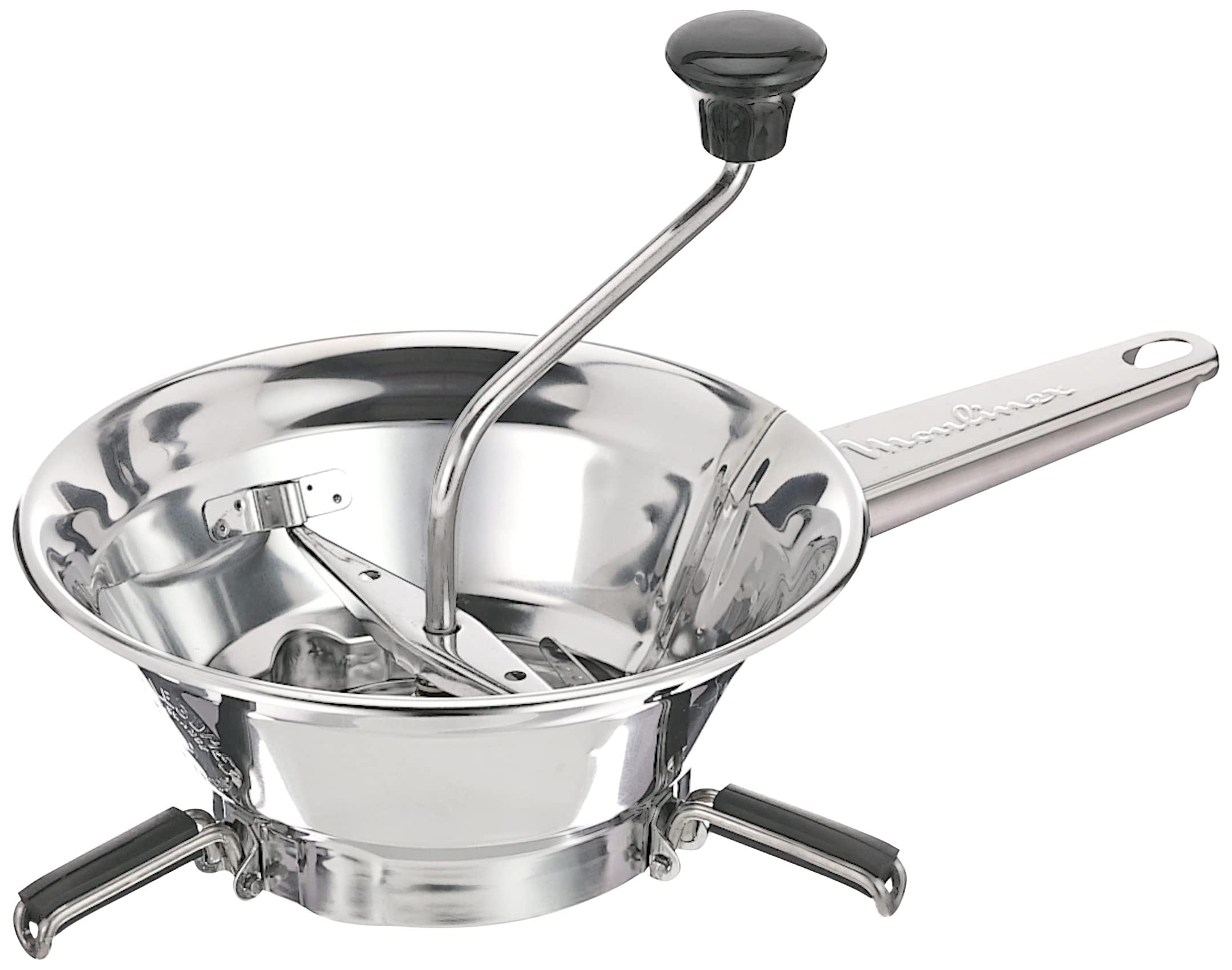 Moulinex A40106 - Nerūsējošā tērauda dārzeņu dzirnaviņas, mazais modelis, biezeņiem un zupām
