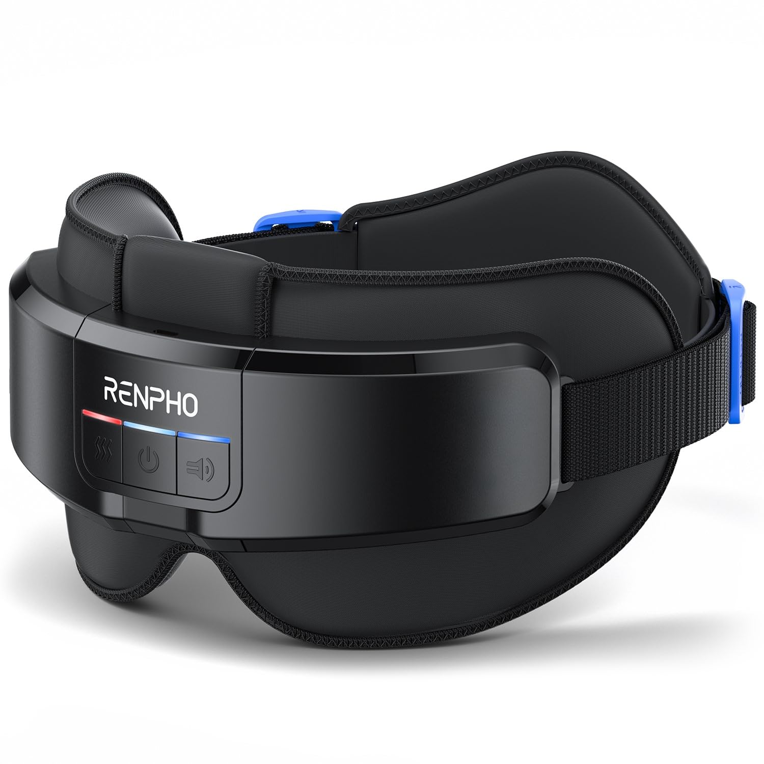 RENPHO R-WME01 - Galvas un acu masāžas ierīce ar siltumu un Bluetooth migrēnas mazināšanai