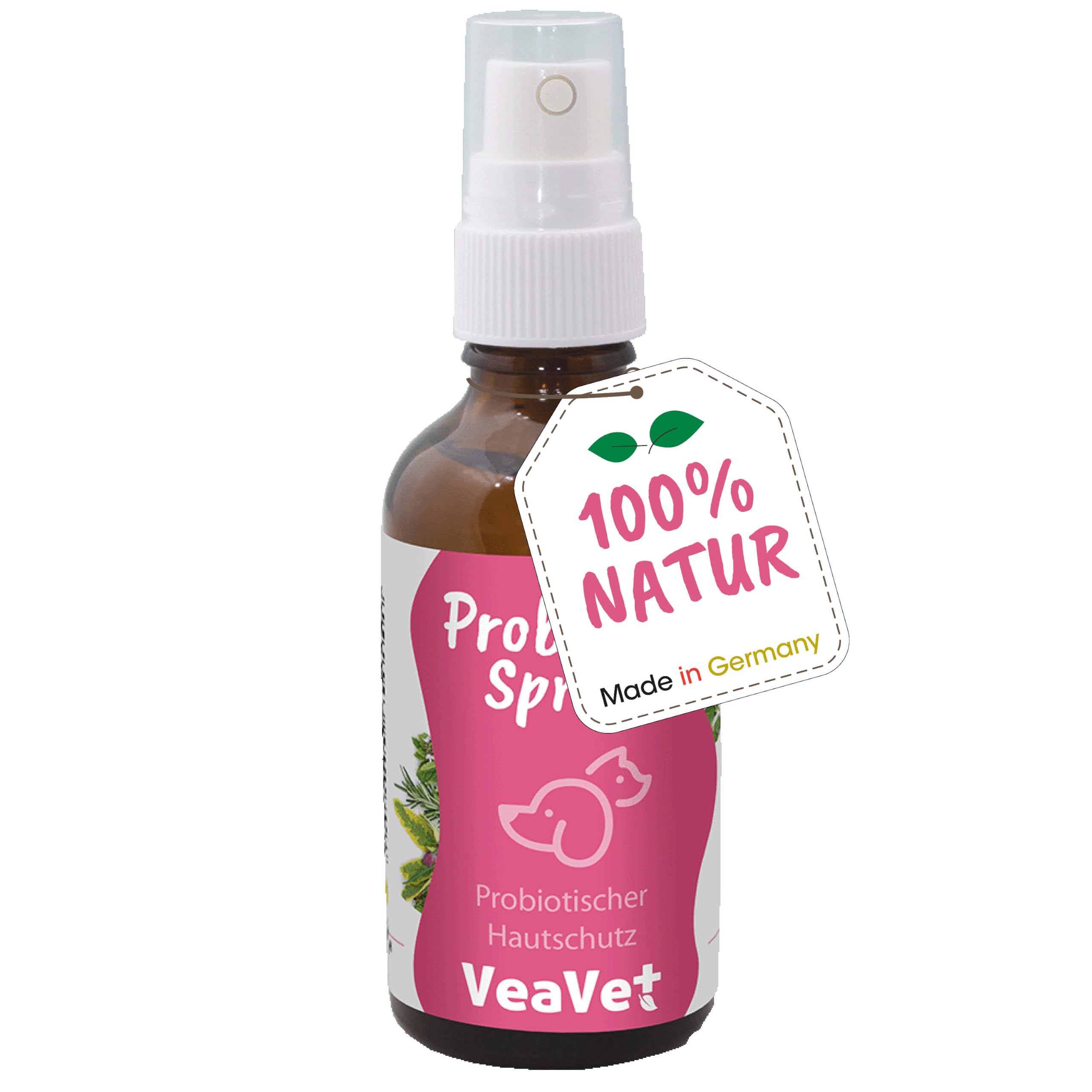 CdVet VeaVet - probiotiskais ādas kopšanas aerosols suņiem un kaķiem, 50 ml