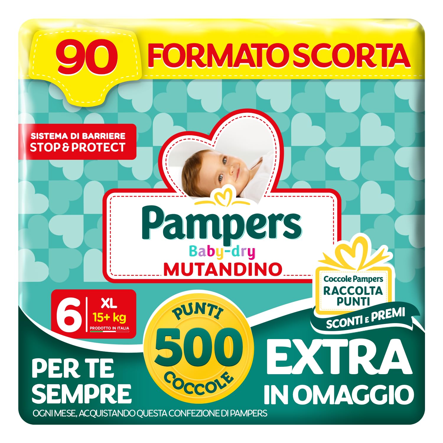 Pampers Baby Dry - autiņbiksītes, 6. izmērs, no 15 kg, 30 gab.