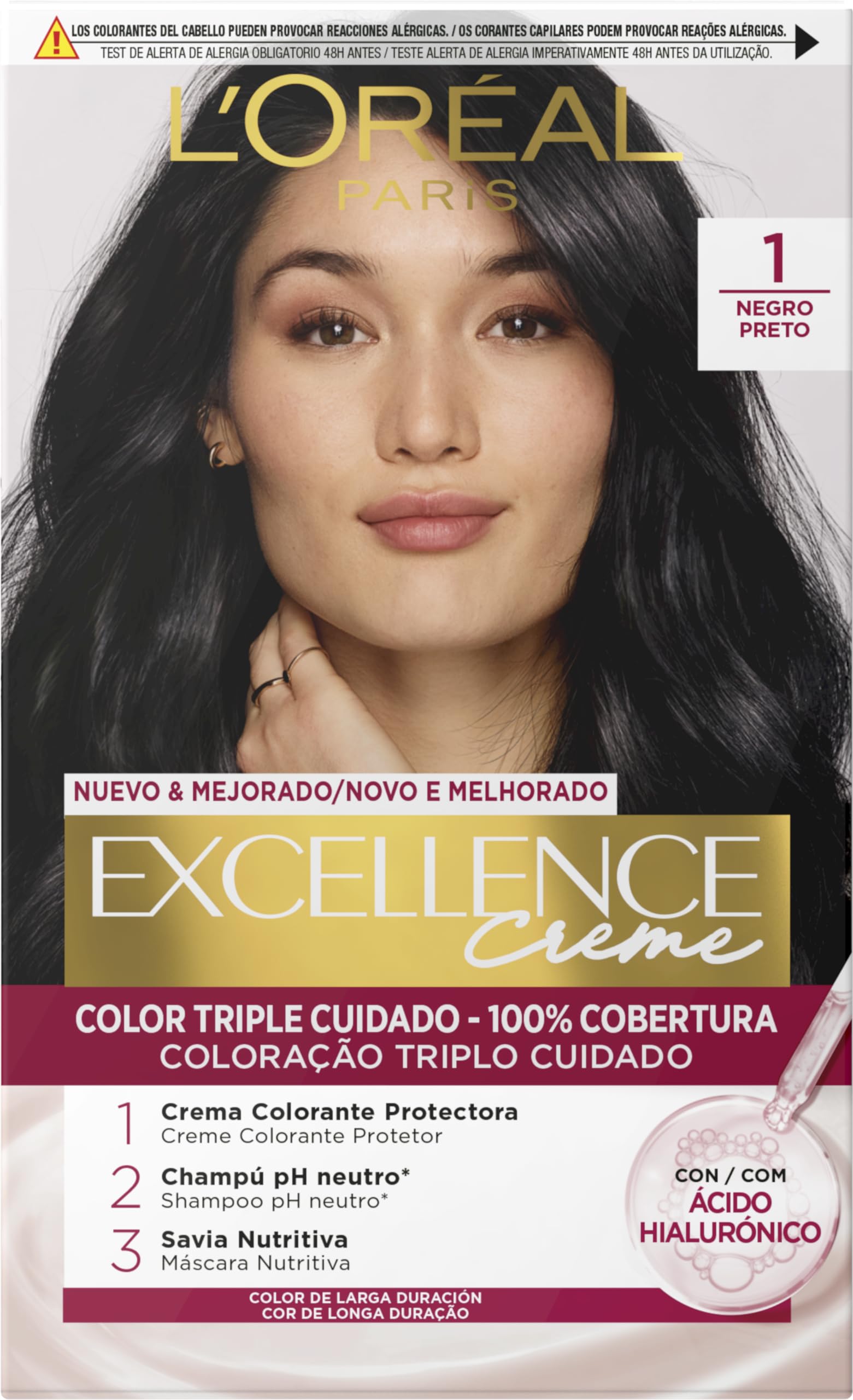 L'Oréal Paris Excellence Crema N.1 - noturīga matu krāsa, bez amonjaka