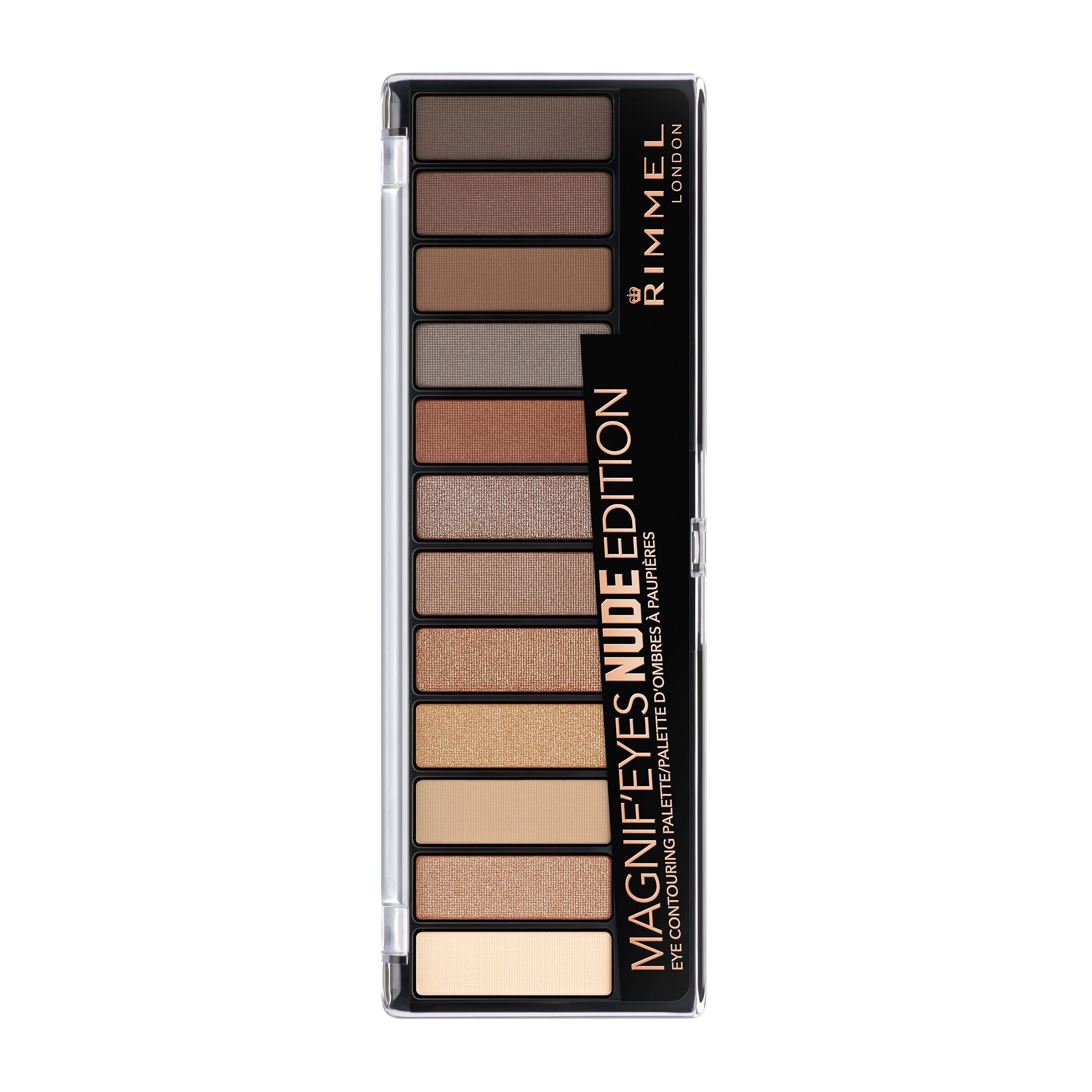 Rimmel Magnif'Eyes - acu ēnu palete, 001 ādas toņos, 14,16 g