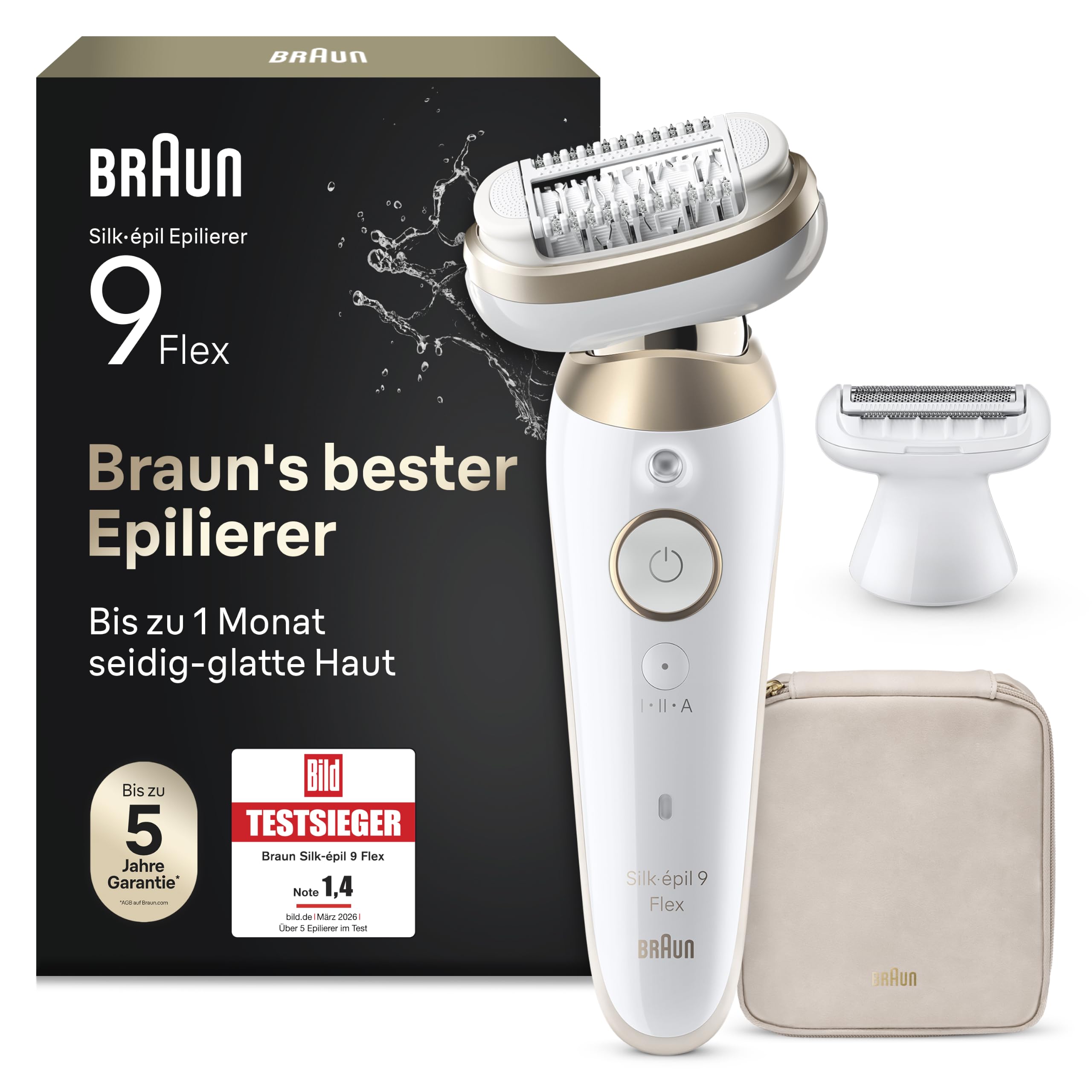 Braun Silkpil 9 Flex - epilators sievietēm ar 3D galviņu un skuvekļa uzgali