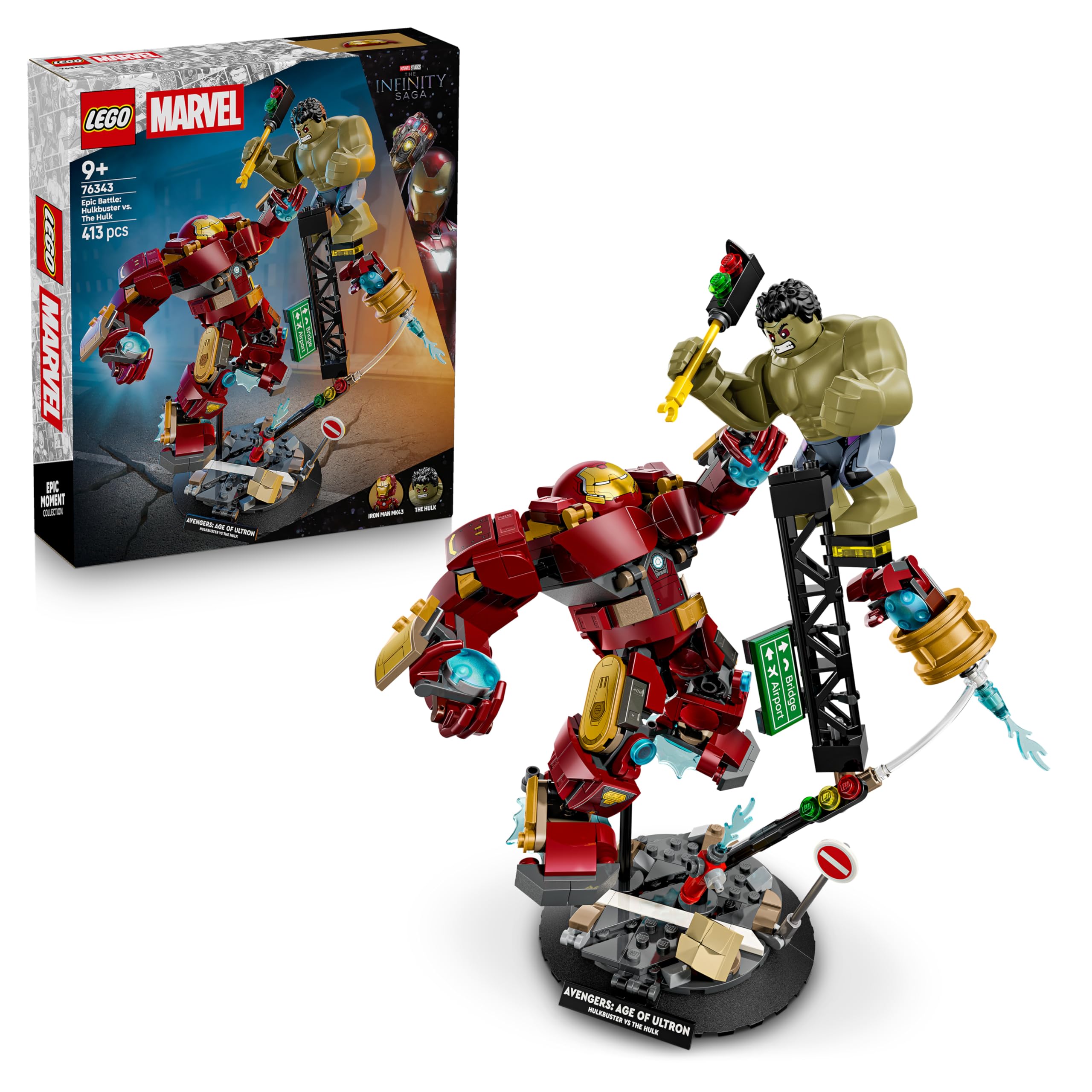 LEGO 76343 - ppraigā kauja, Hulkbuster pret Halku