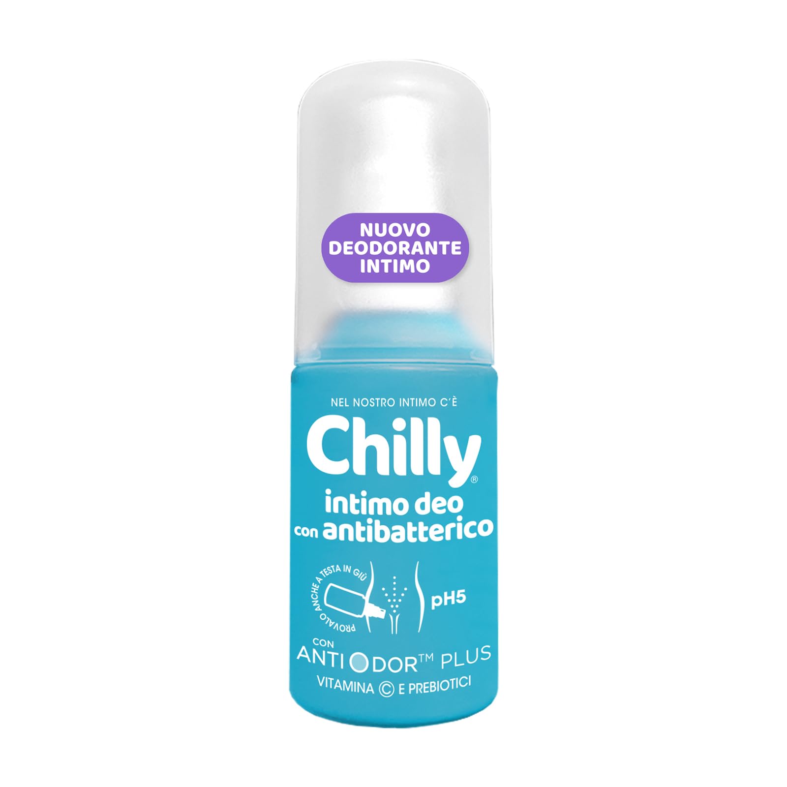Chilly - Intīmais dezodorants ar antibakteriālu iedarbību un ziedu aromātu, 50 ml