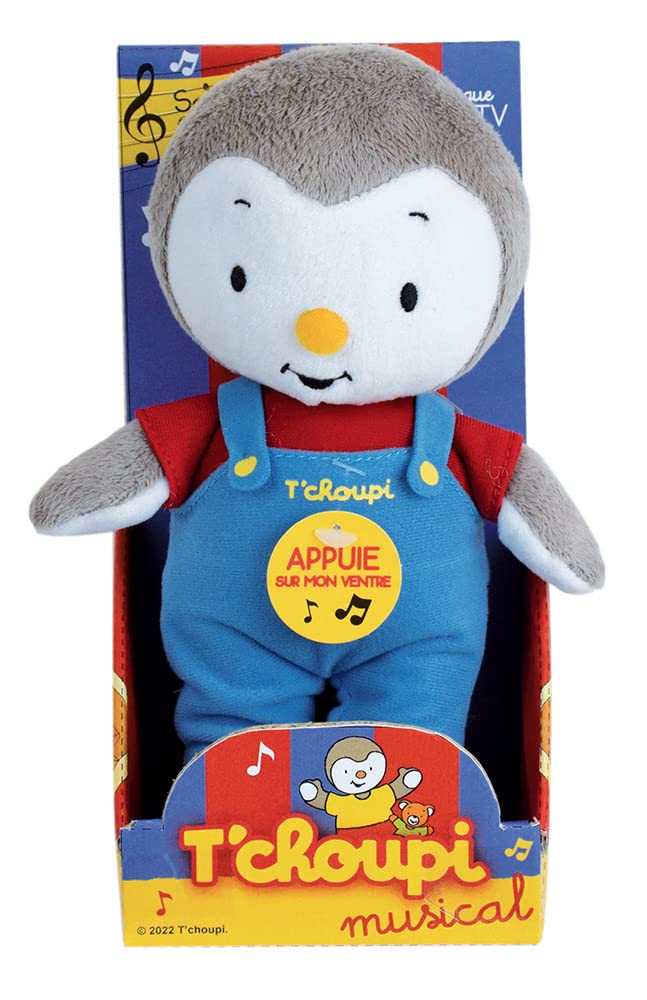 Jemini TChoupi 022856 - Muzikālā plīša rotaļlieta 20 cm bērniem no 12 mēnešiem