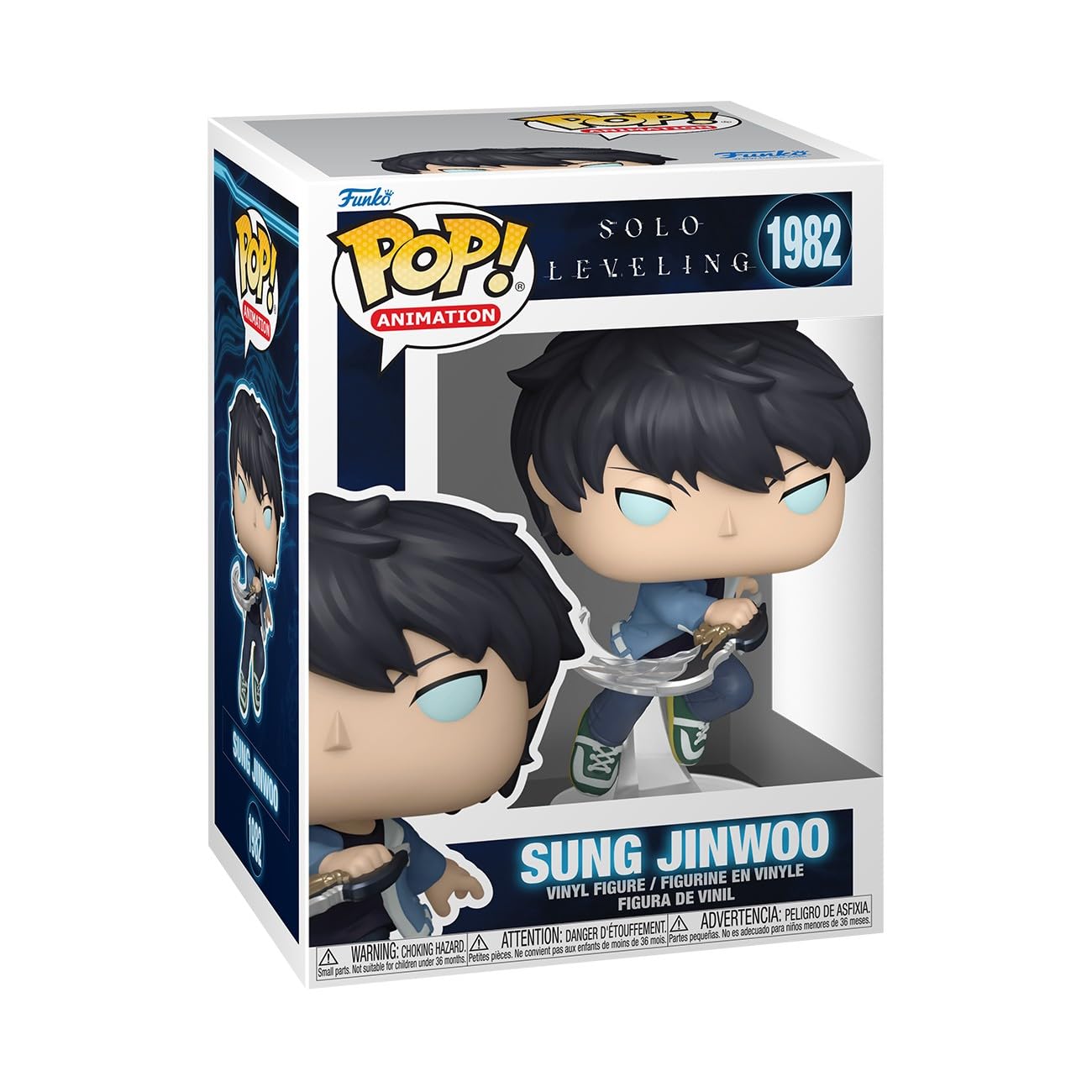 Funko Pop! Solo Leveling – Sung Jinwoo vinila figūriņa ar reto variantu iespēju