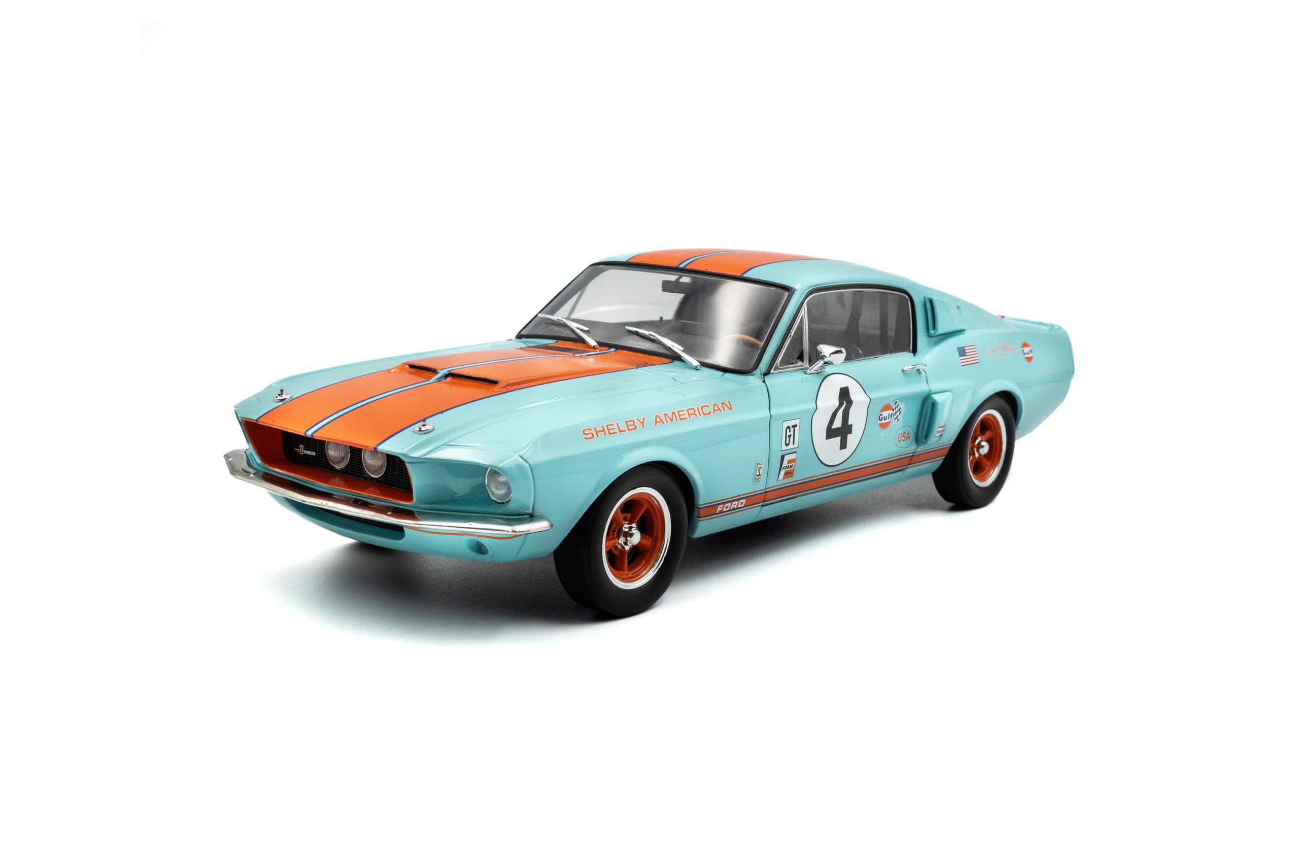 Solido Shelby GT500 Gulf Racing Tribute die-cast - Modeļauto 1:18 mērogā