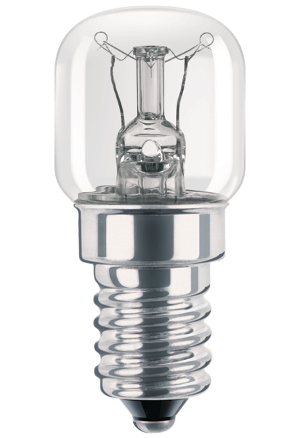 Philips 25W E14 - Cepeškrāsns spuldze 300 grādi caurspīdīga, silti balta