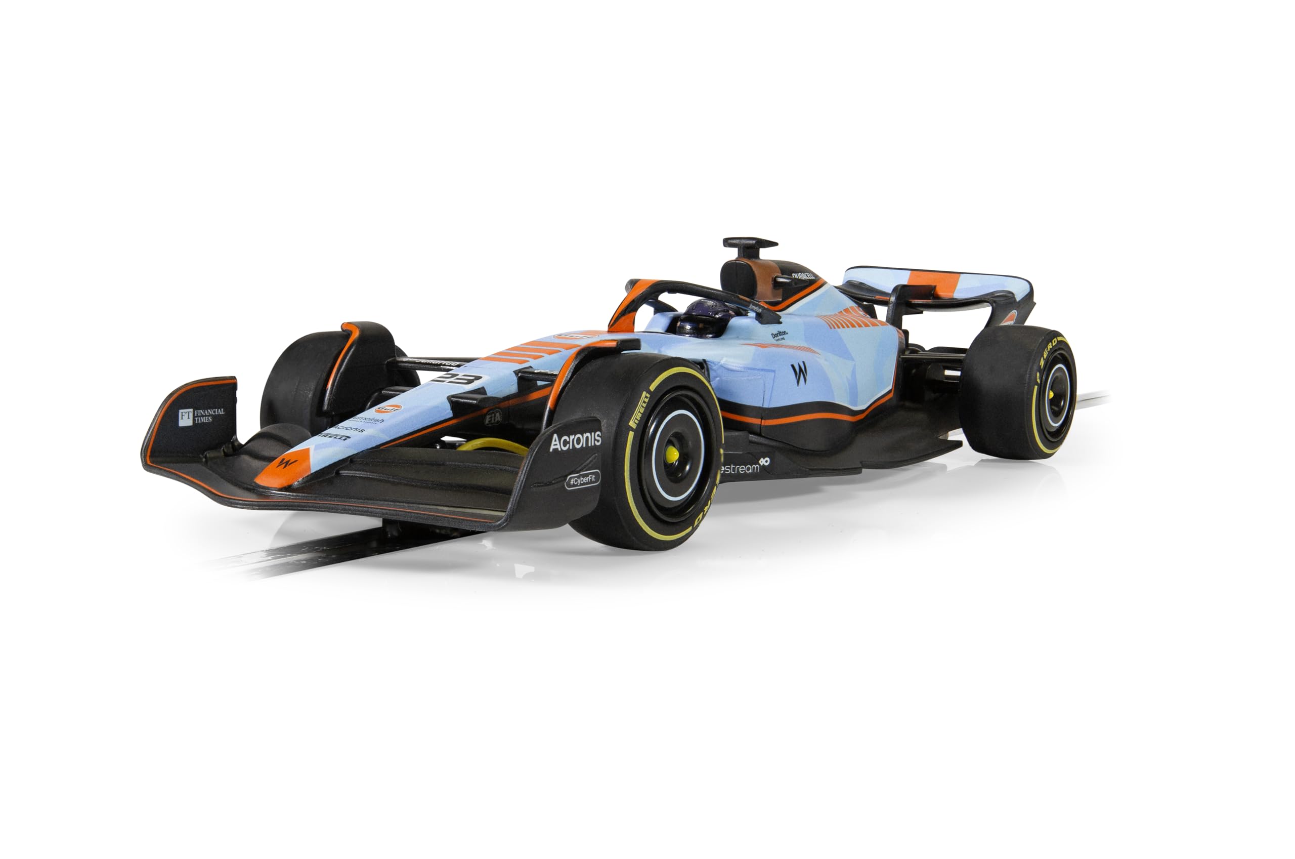 Scalextric Williams FW45 Alex Albon Gulf Edition - Formulas auto mērogā 1:32