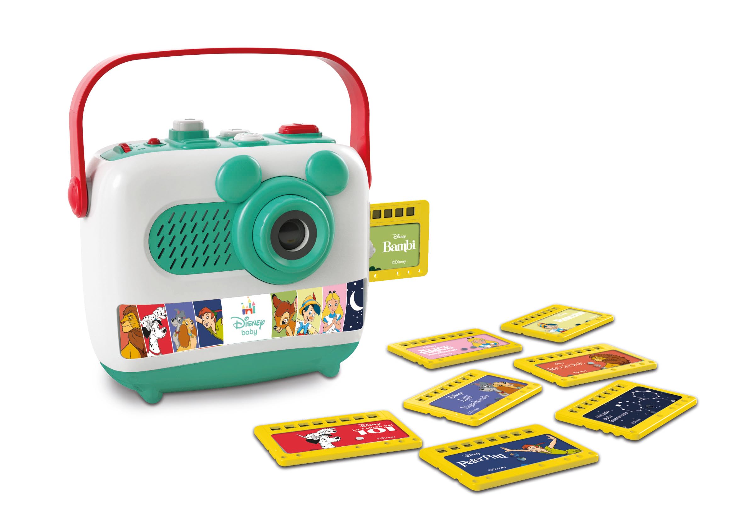 Clementoni Disney Baby 52763 - Rotaļlieta ar projektoru un stāstu stāstītāju bērniem no 1 gada