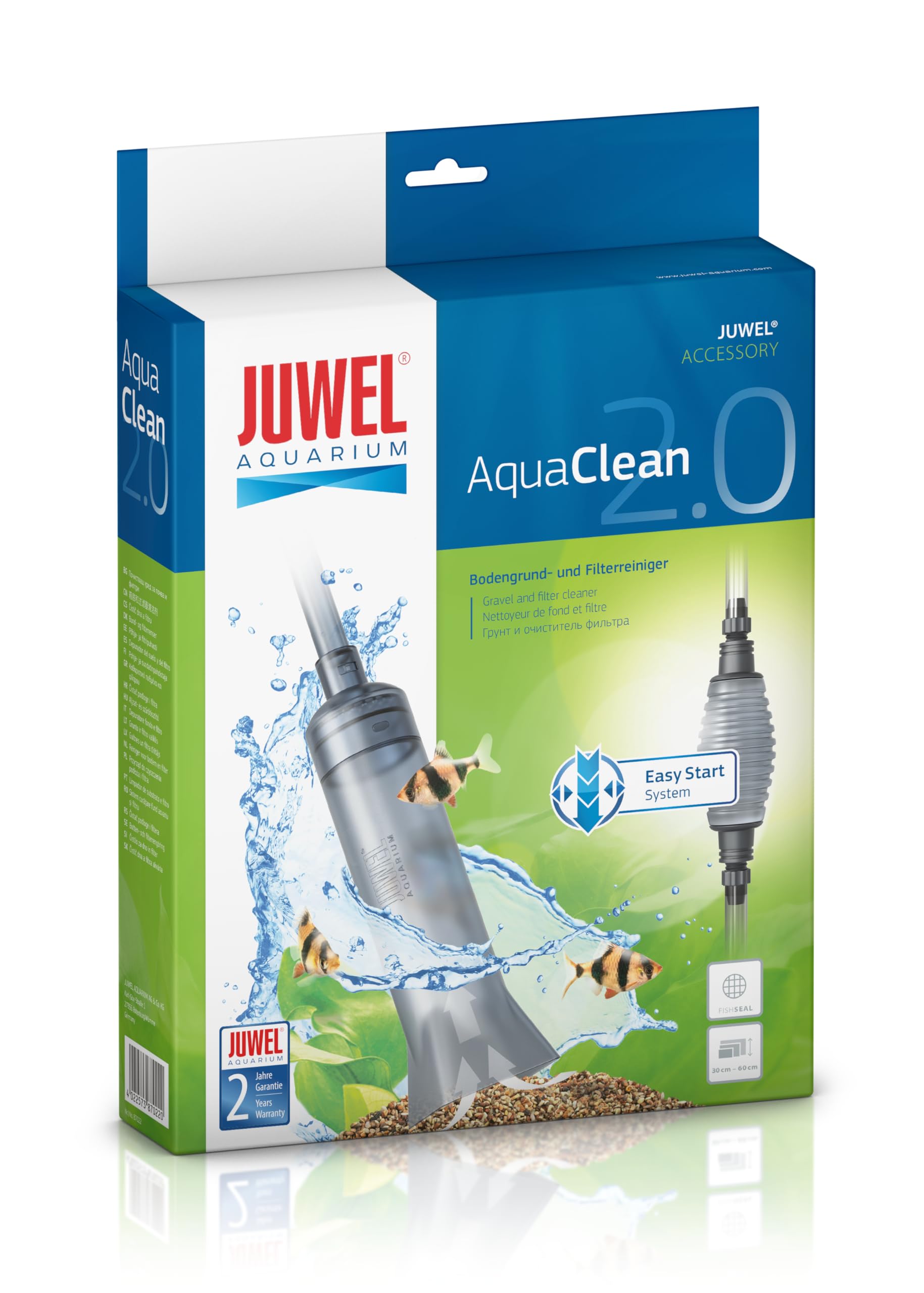 Juwel AquaClean 2.0 - Akvārija grunts un filtra tīrītājs, visiem akvārijiem