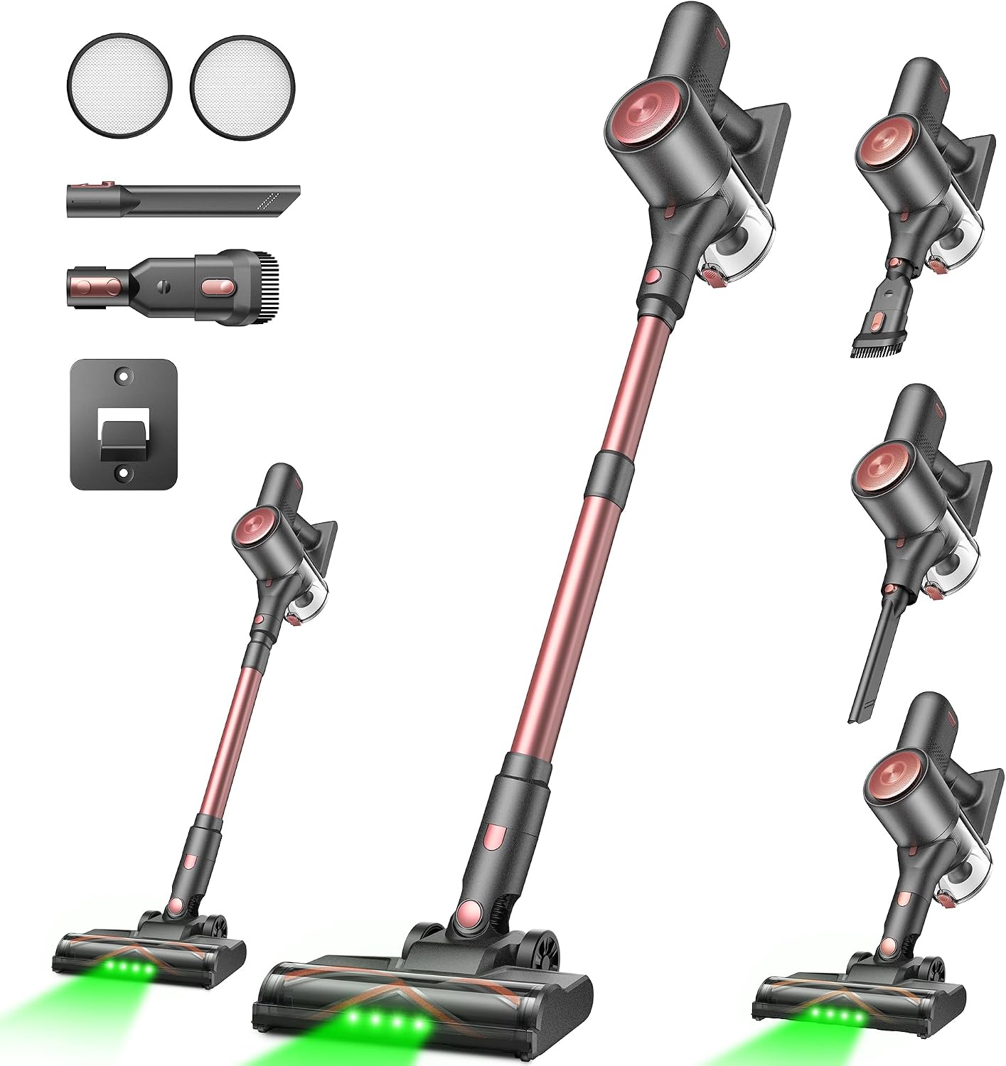 Vexilar V10Pro - Bezvadu putekļu sūcējs 45000Pa, viegls 1,5 kg, bez maisa