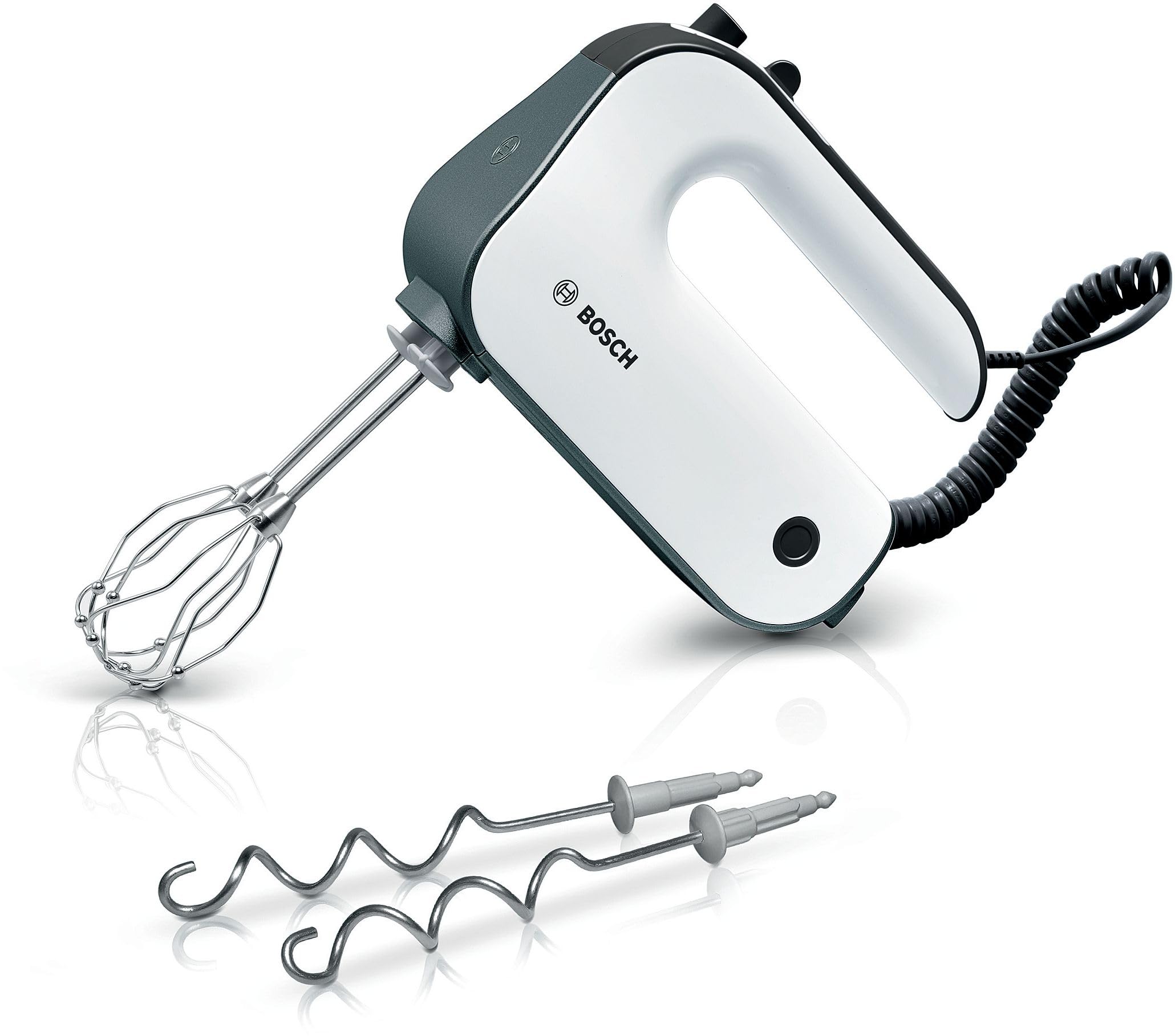 Bosch Styline MFQ49300 - Rokas miksers ar 850 W motoru un nerūsējošā tērauda piederumiem