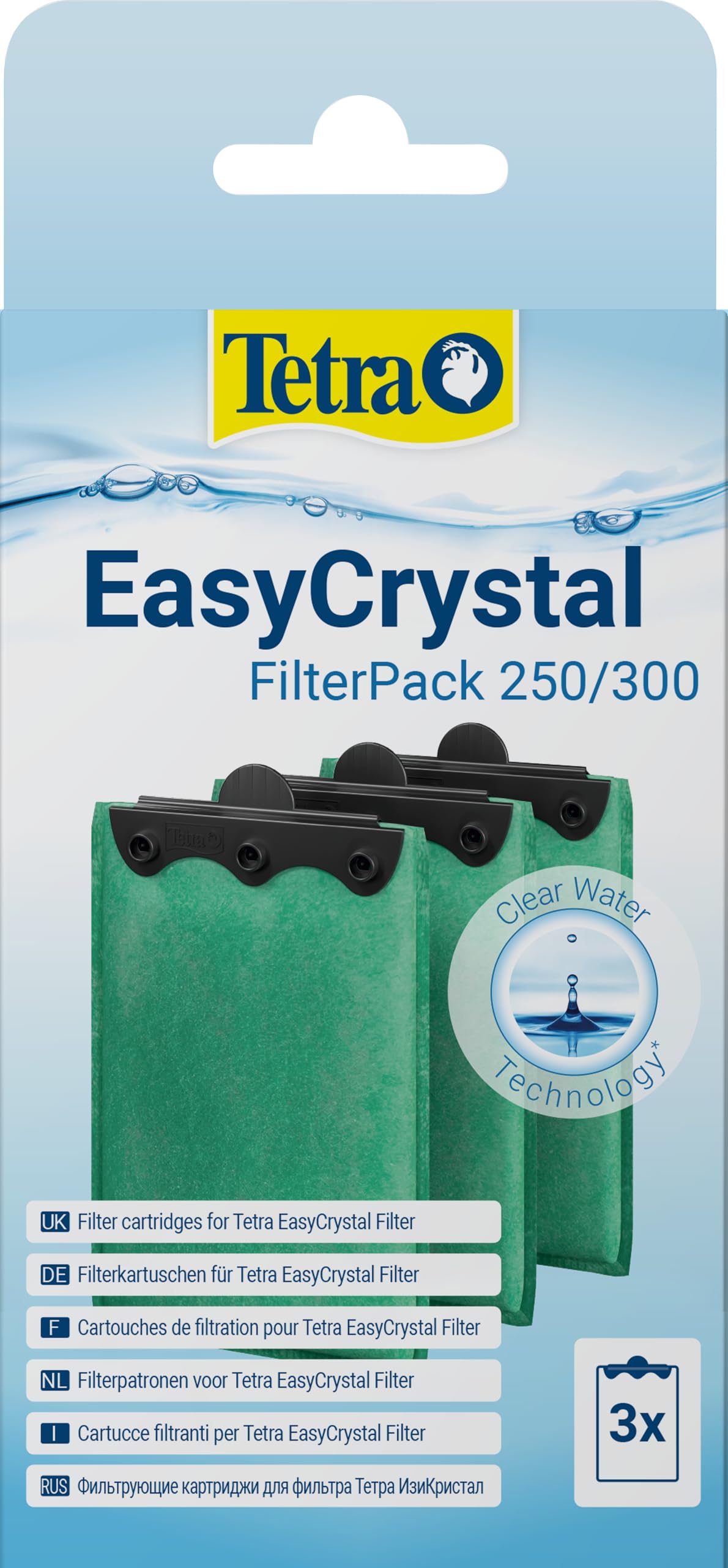 Tetra EasyCrystal T8482 - Filtra kasetņu komplekts akvārijiem 15–60 litri, 3 gab.