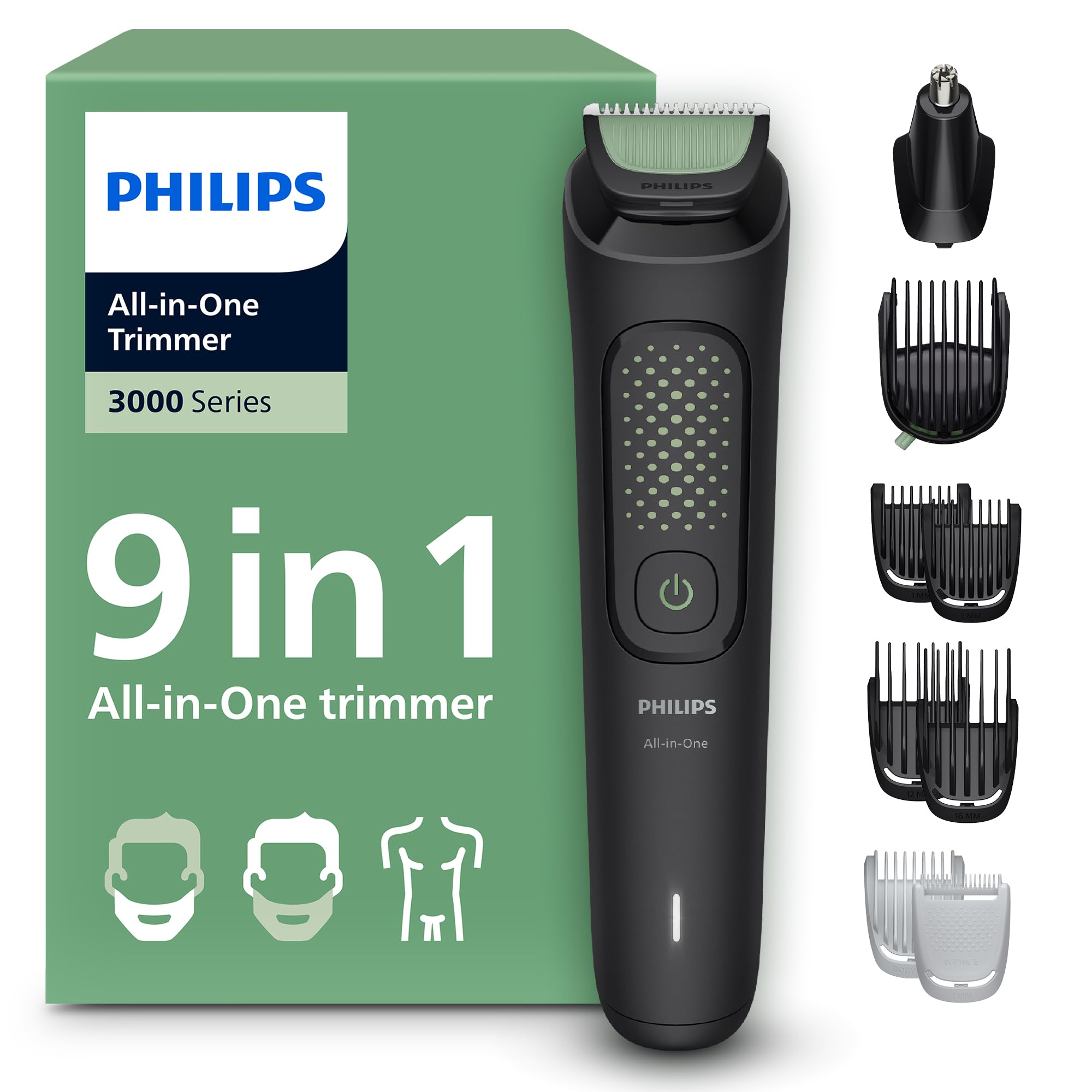 Philips MG3946/15 - 9in1 daudzfunkcionālais trimeris sejai, galvai un ķermenim
