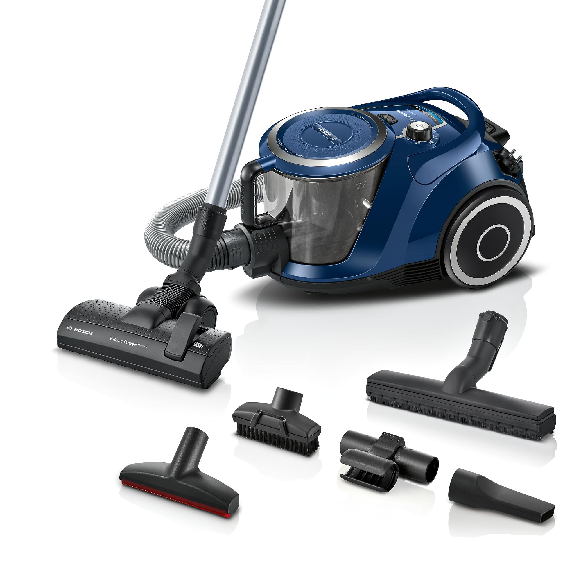 Bosch sērija 6 BGC41X36 - Ciklona putekļsūcējs ar HEPA filtru, 700 W, zils