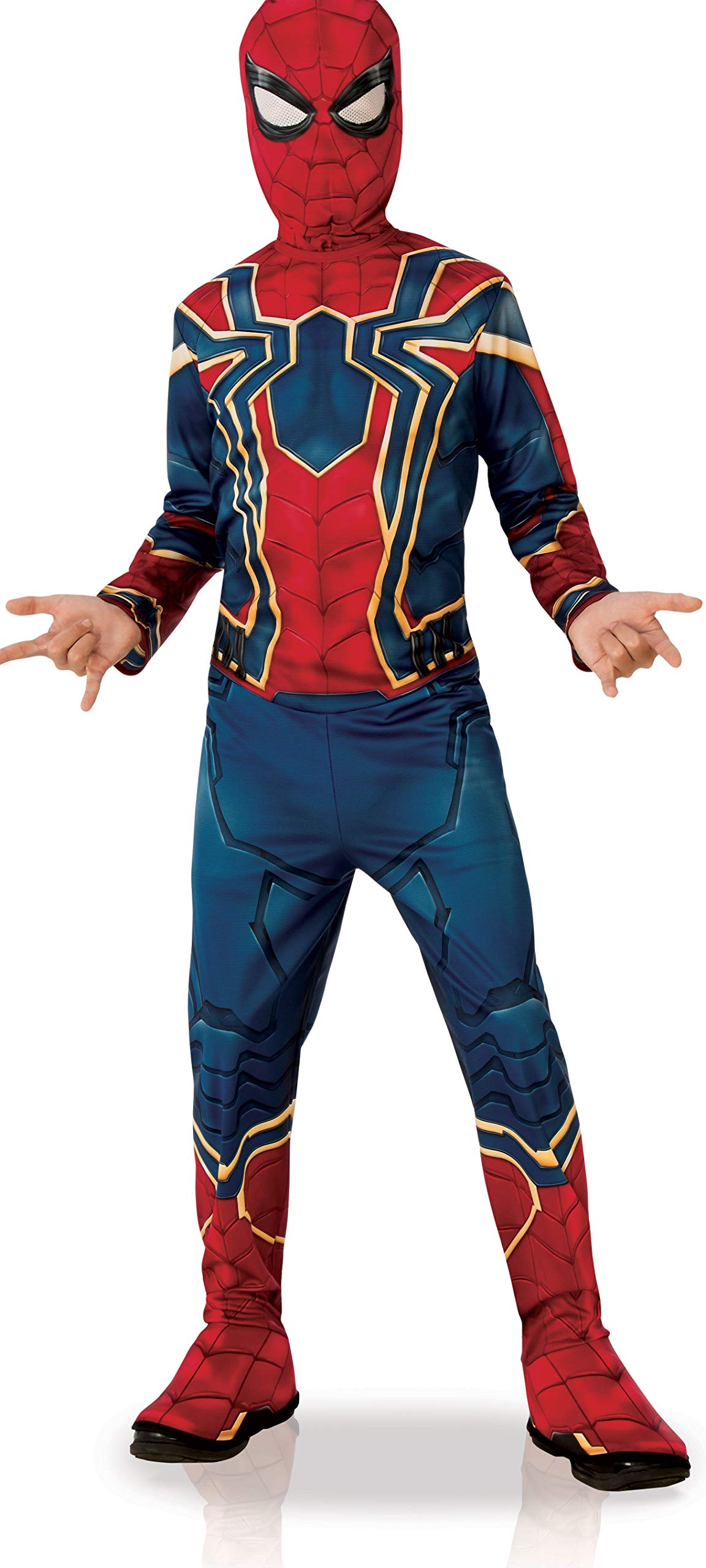 Rubies Marvel Iron Spider - Kostīms bērniem, izmērs L (7–8 gadi, 117–128 cm)