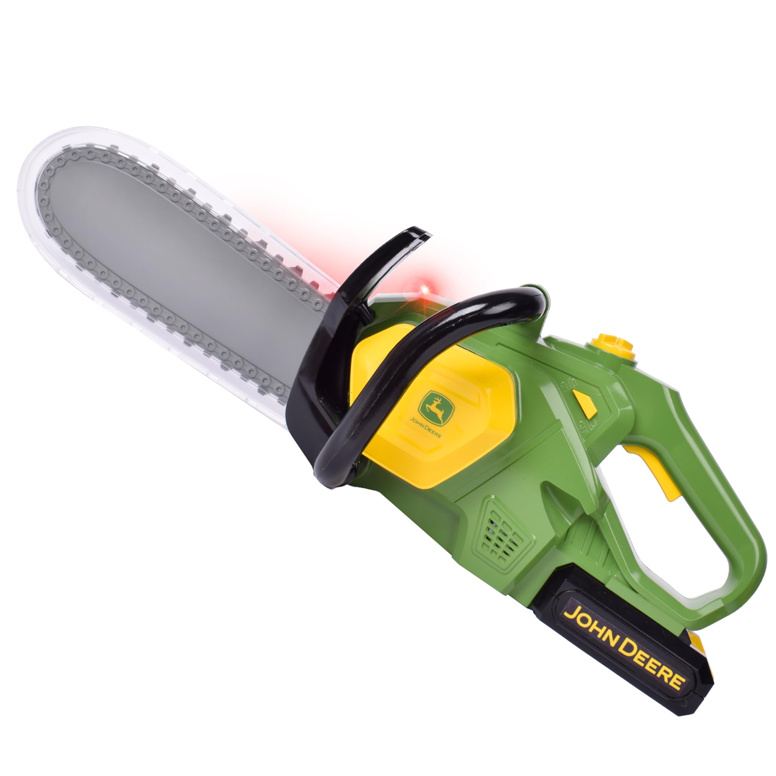 John Deere 470681 - Rotaļu motorzāģis ar gaismu un skaņu bērniem no 3 gadiem