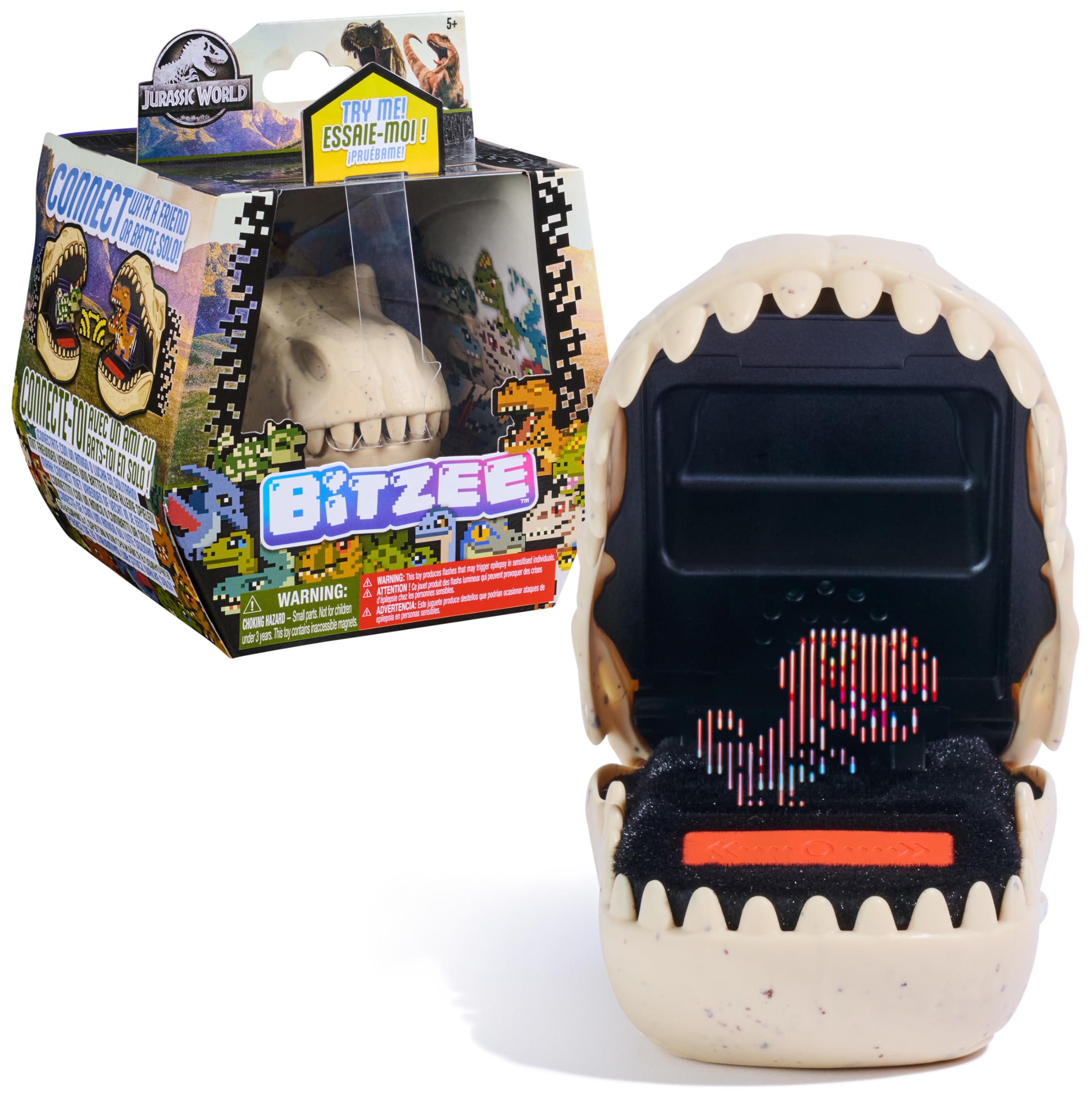 Bitzee Jurassic World 6074096 - Interaktīvā digitālā dinozaura rotaļlieta bērniem no 5 gadiem