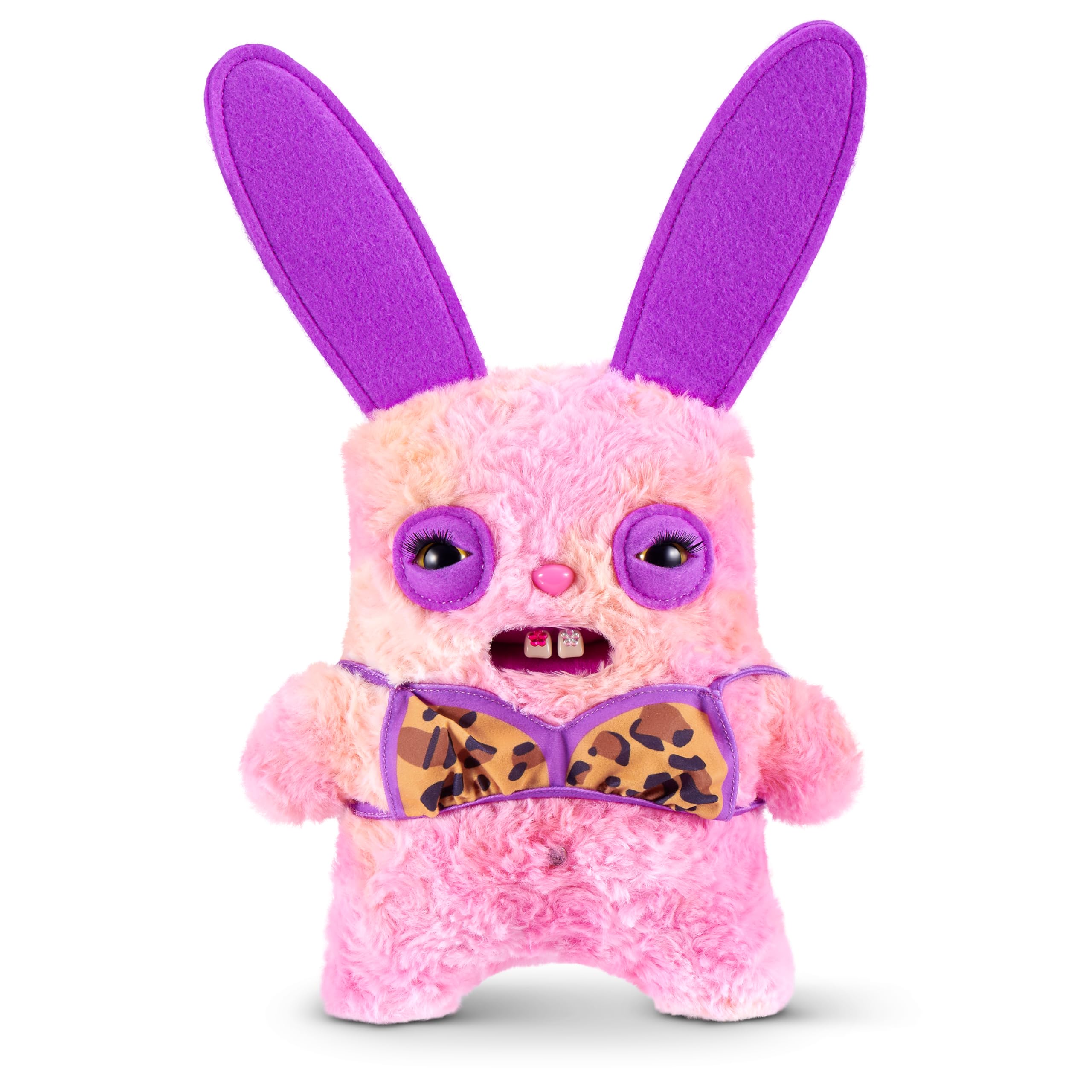 Fuggler Baddies fuggs 157115B - Plīša rotaļlieta Rabid Rabbit no ZURU, aptuveni 22 cm