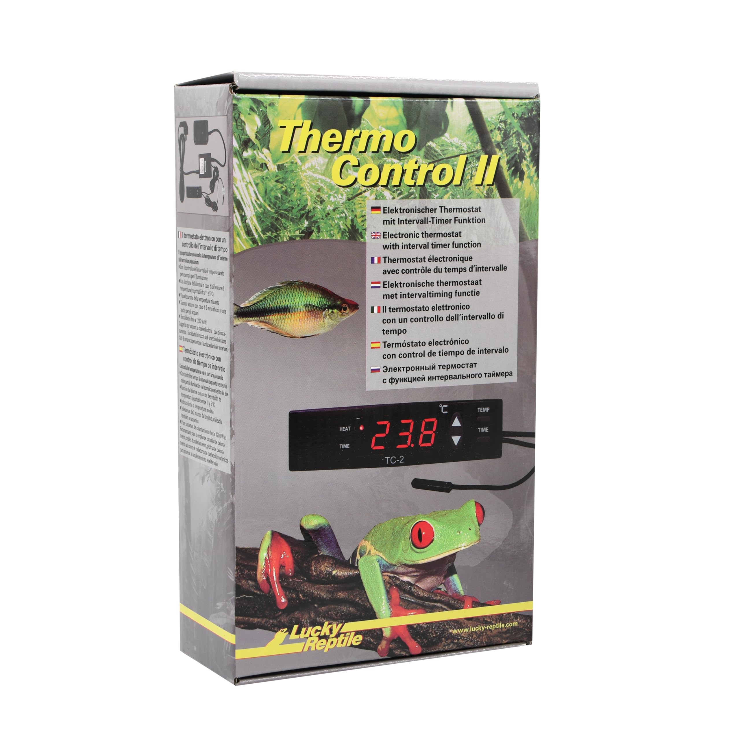 Lucky Reptile Thermo Control II TC-2 - Elektroniskais termostats ar taimeri rāpuļiem